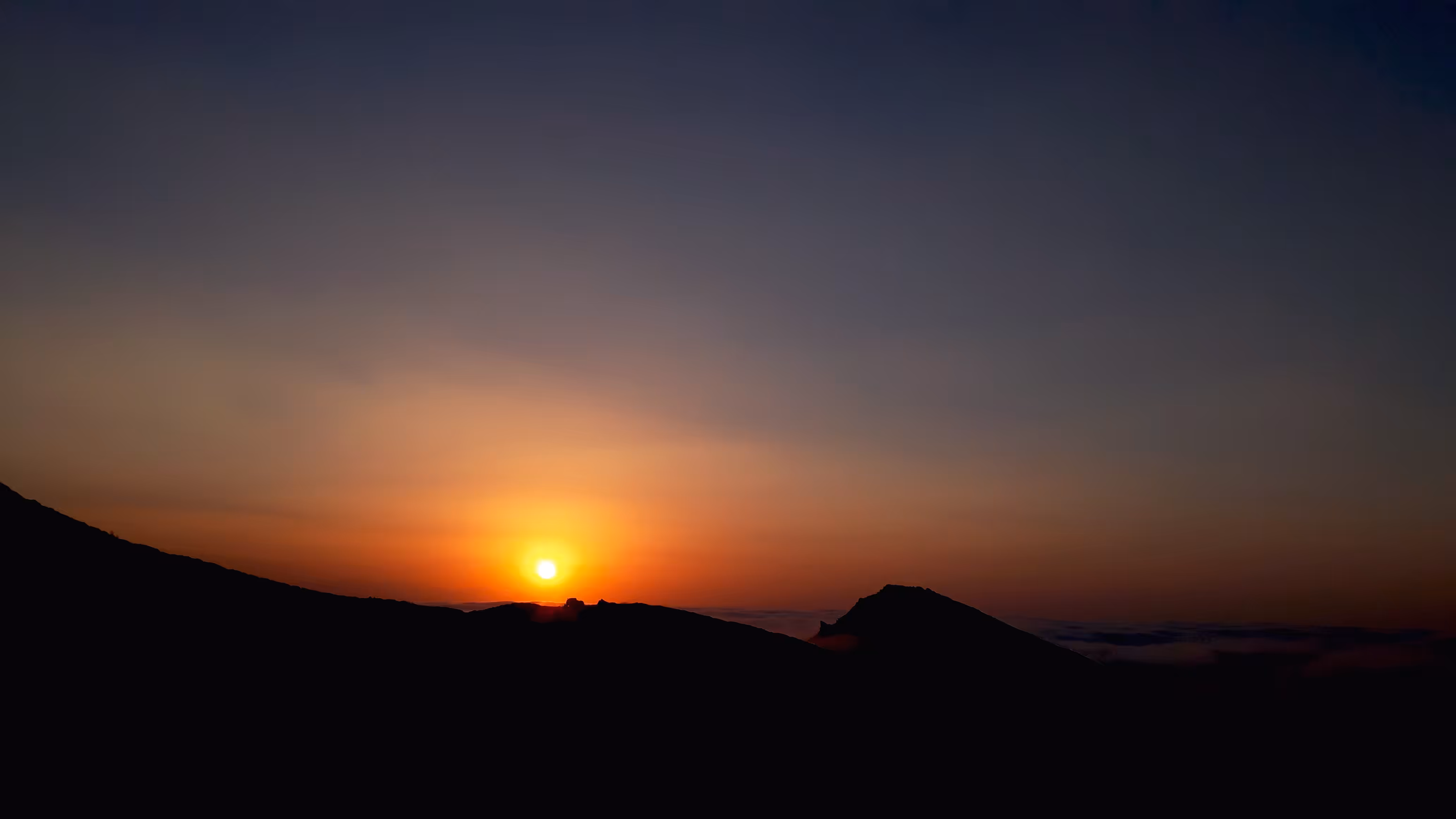 Sunset in the highlands