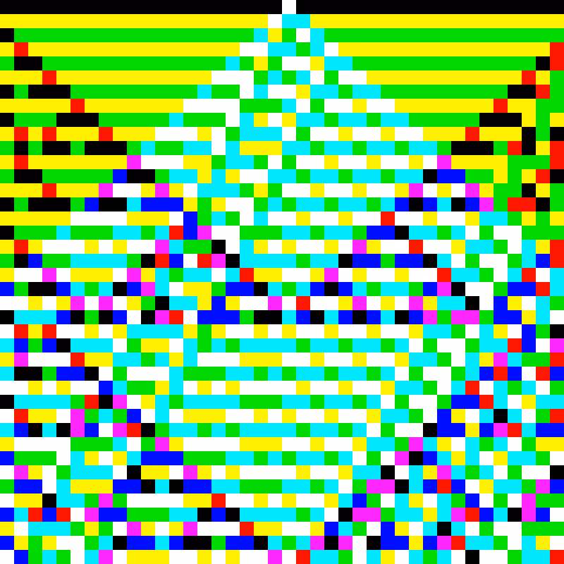 RGB Elementary Cellular Automaton #788