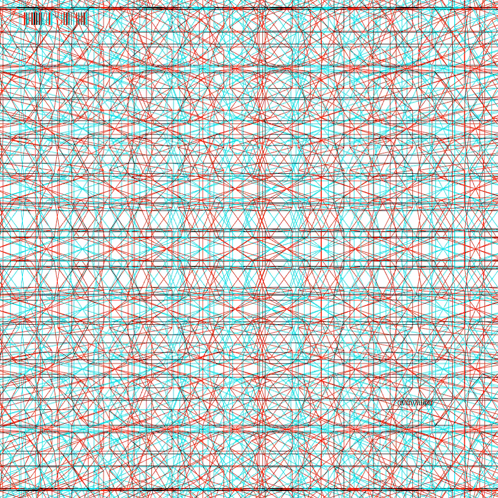 anaglyphic - delta pattern #6