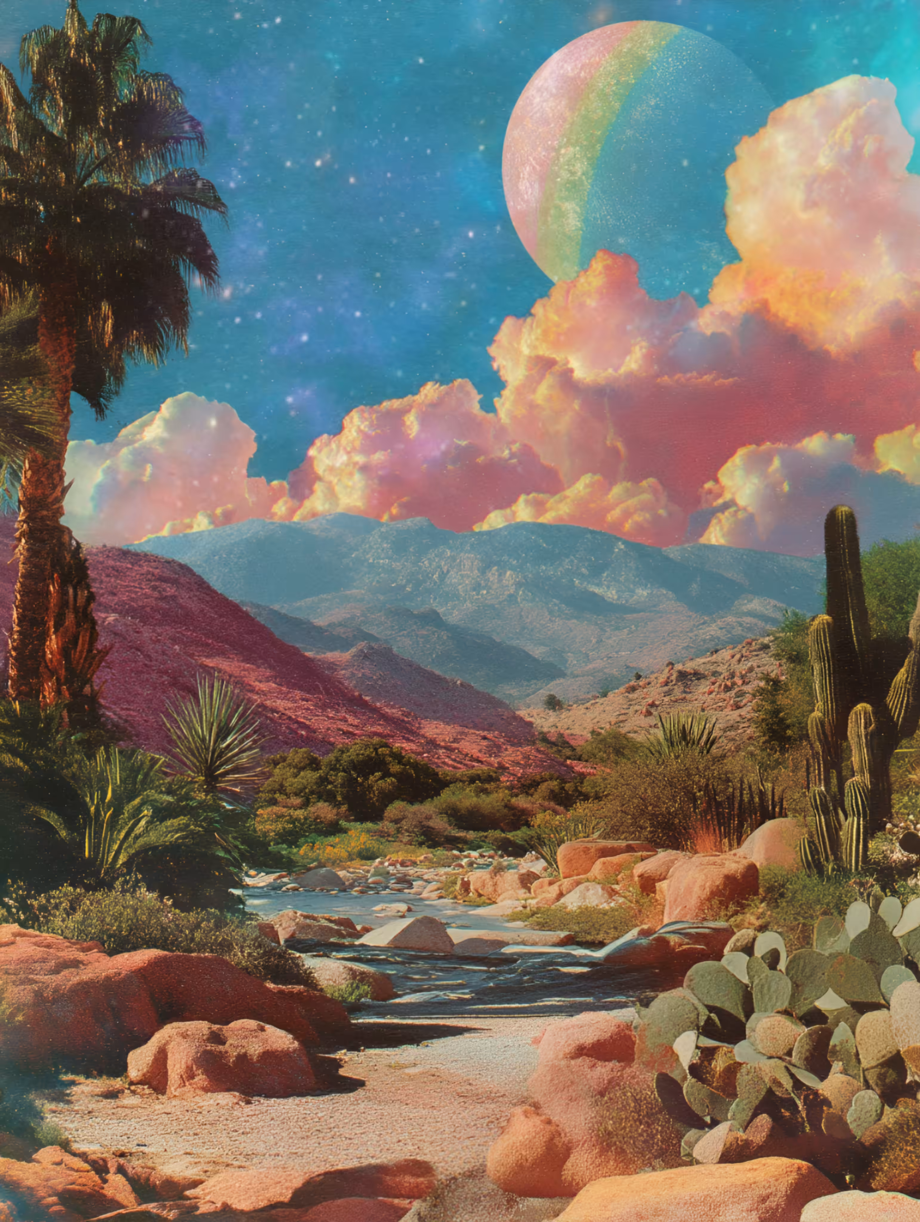 Desert vibes & Cosmic skies