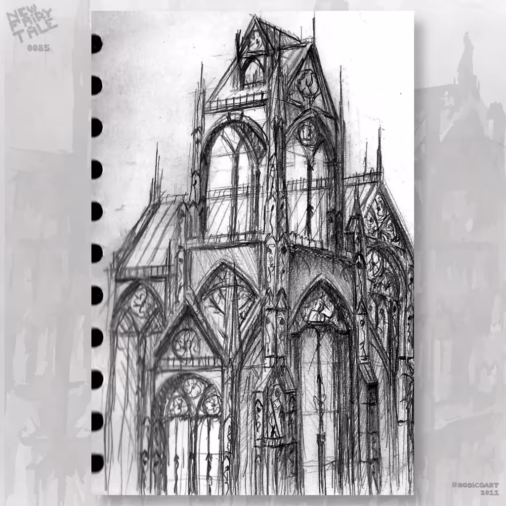 Cathedral in Sketchbook 0085