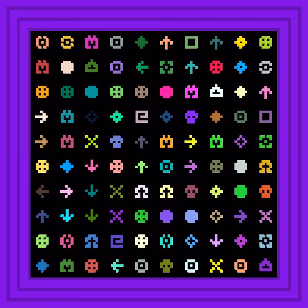When he woke up, the dinosaur was still there. , by Augusto Monterroso :: Procedural Symbols #252/1000