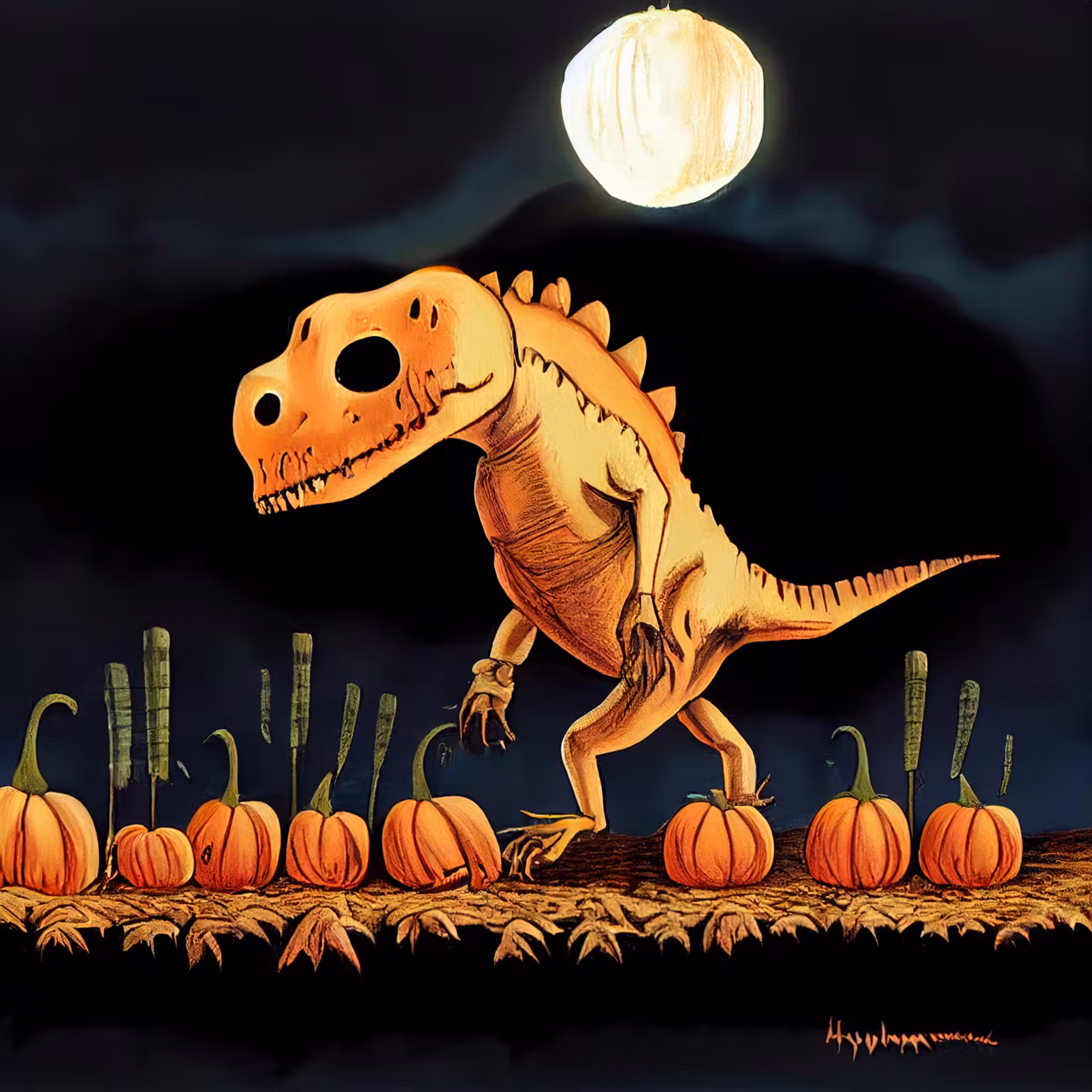 Halloween Dinosaur #7