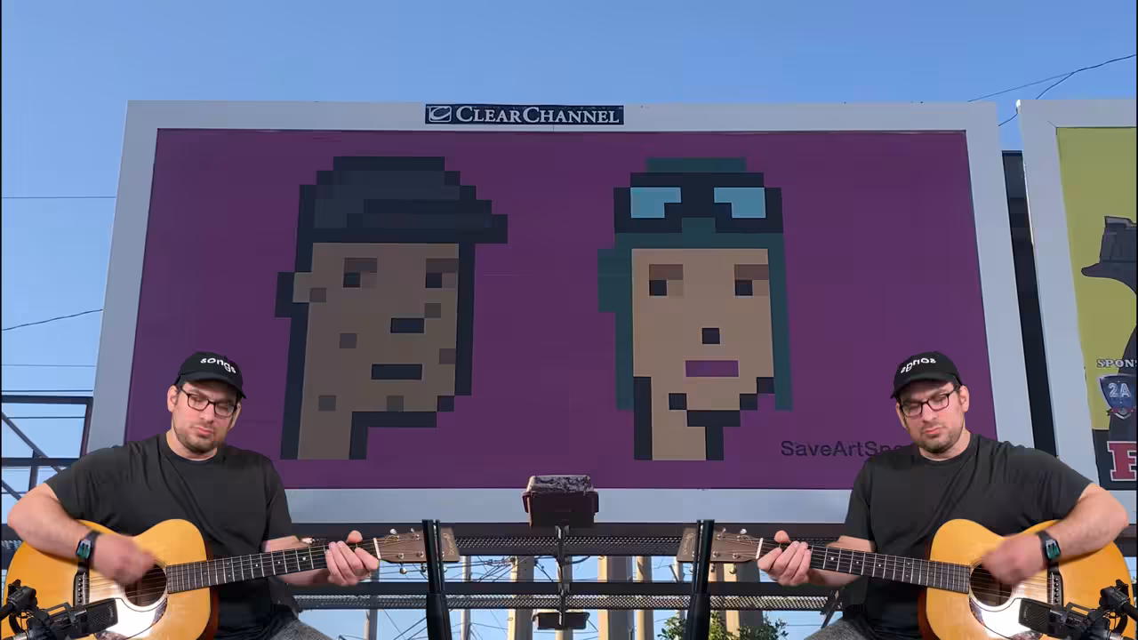 Song A Day: CryptoPunks On Billboards