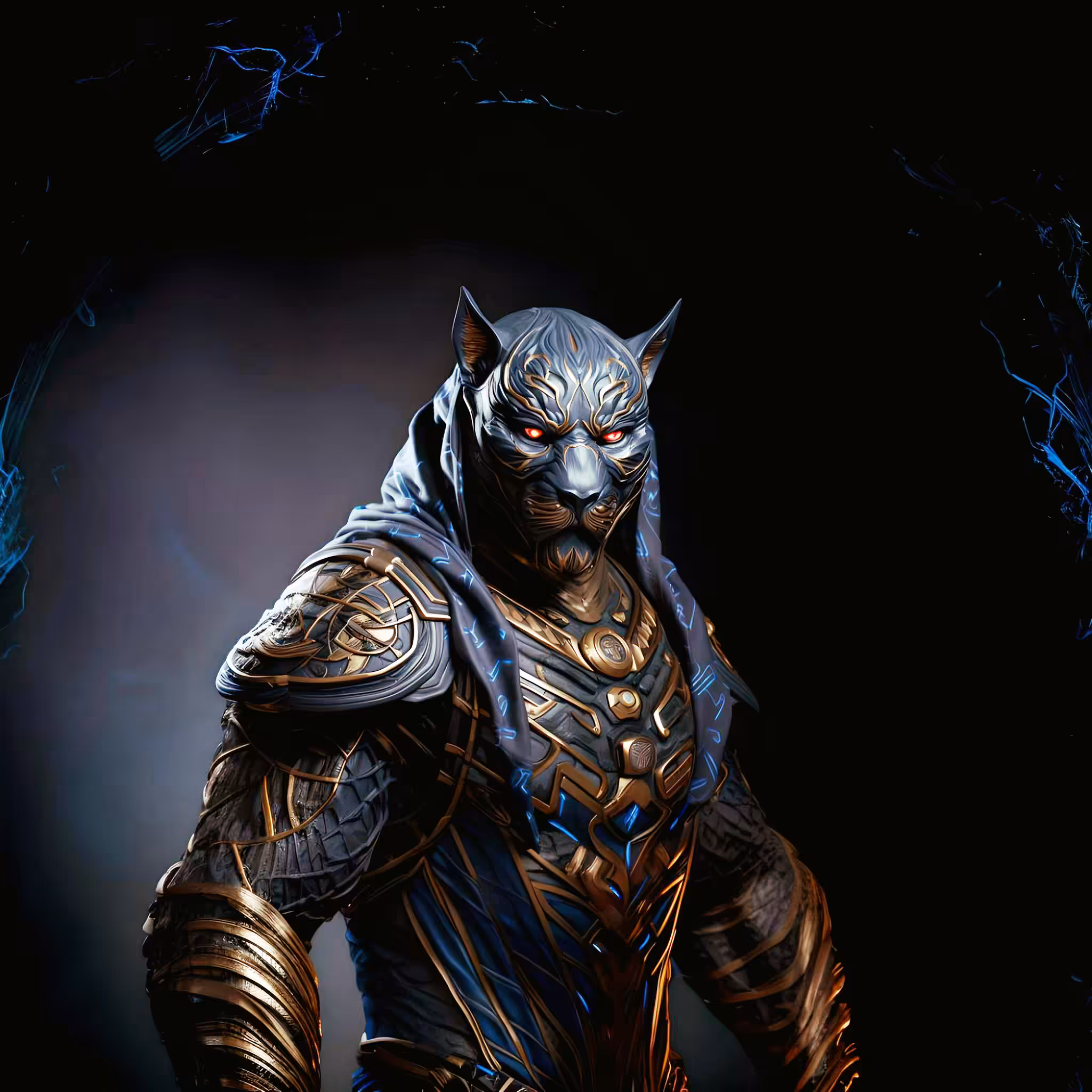 Puss Ninja 1/1 Gen.1: #317 Cobalt Cat
