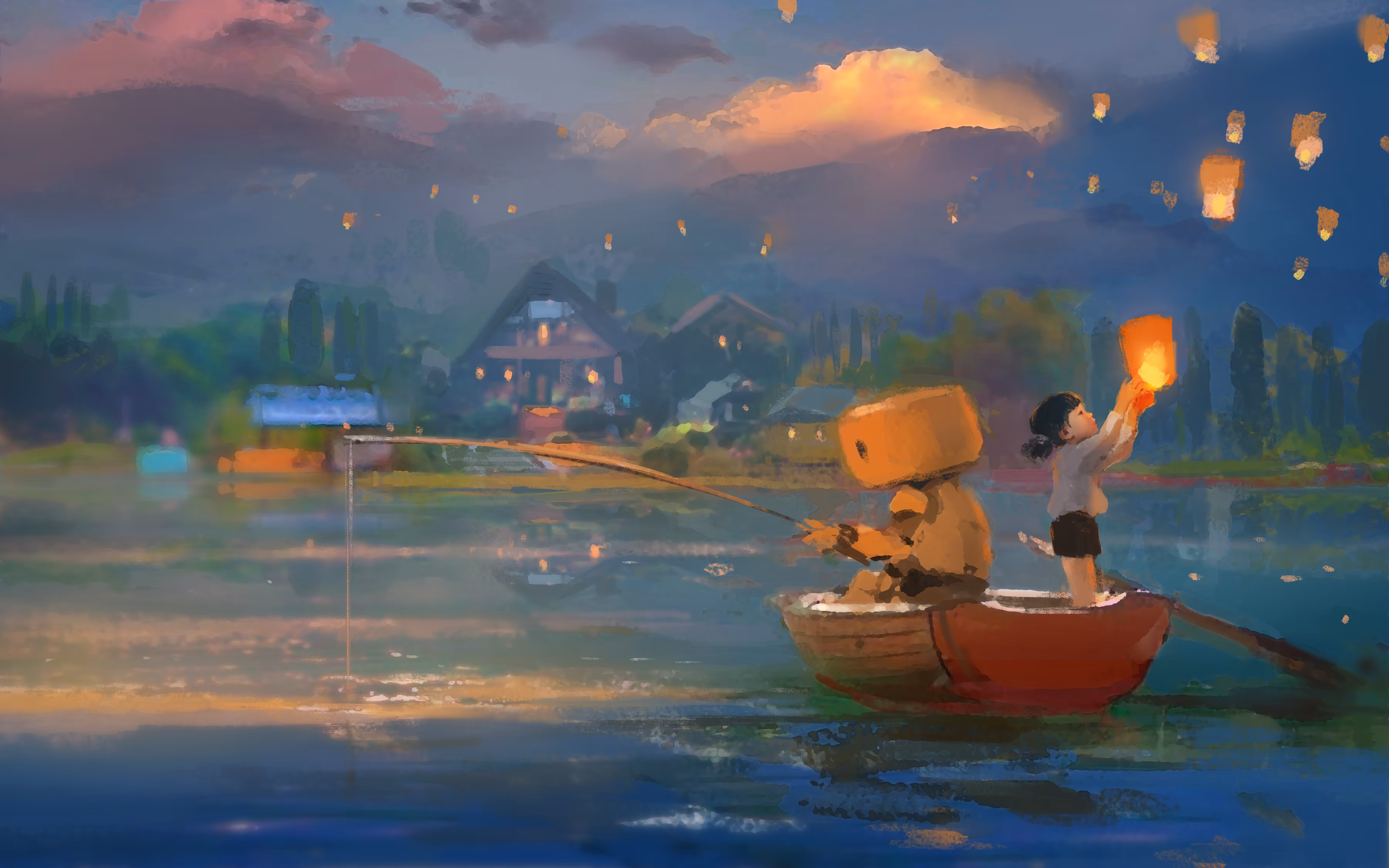 Evening boat