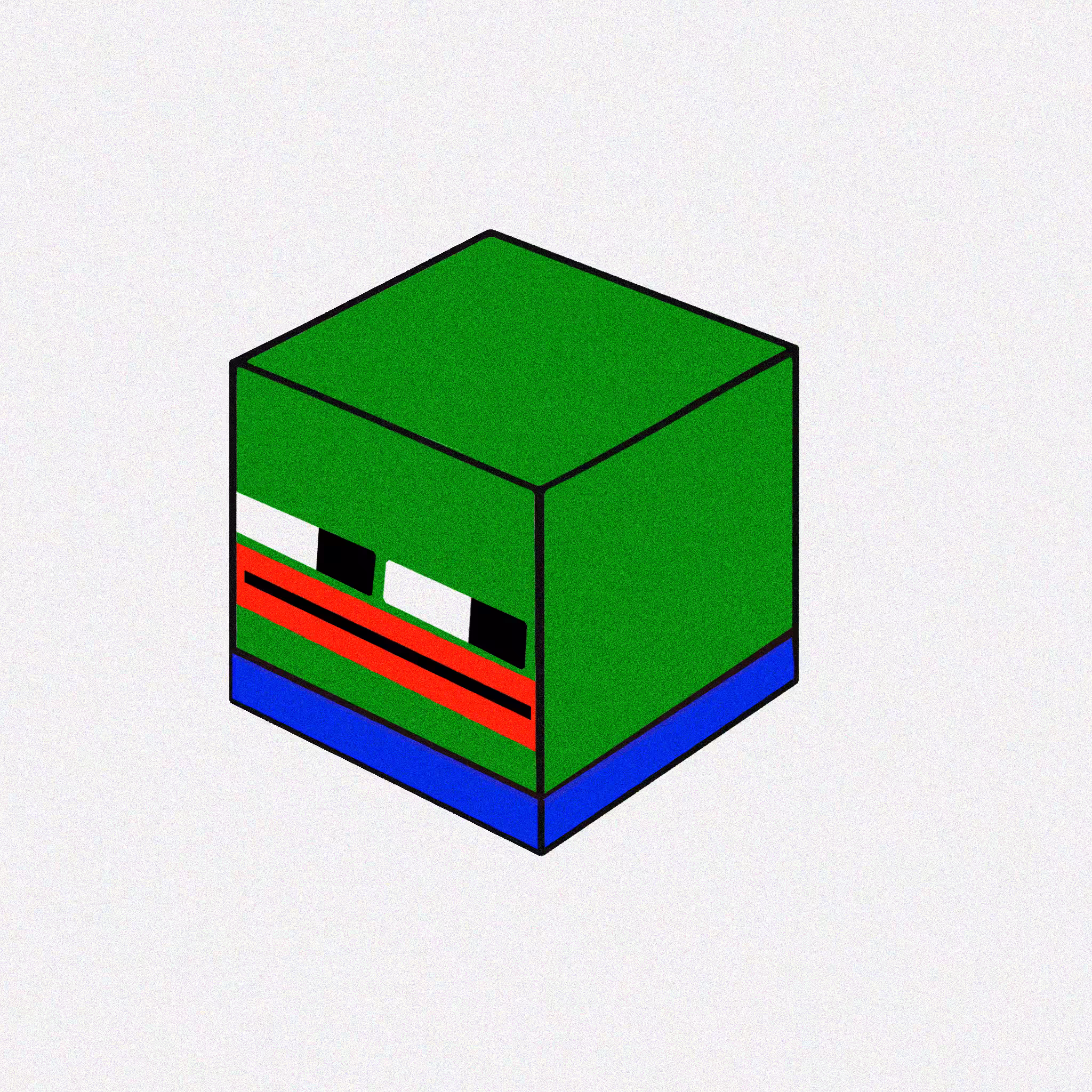 Cubed Pepe