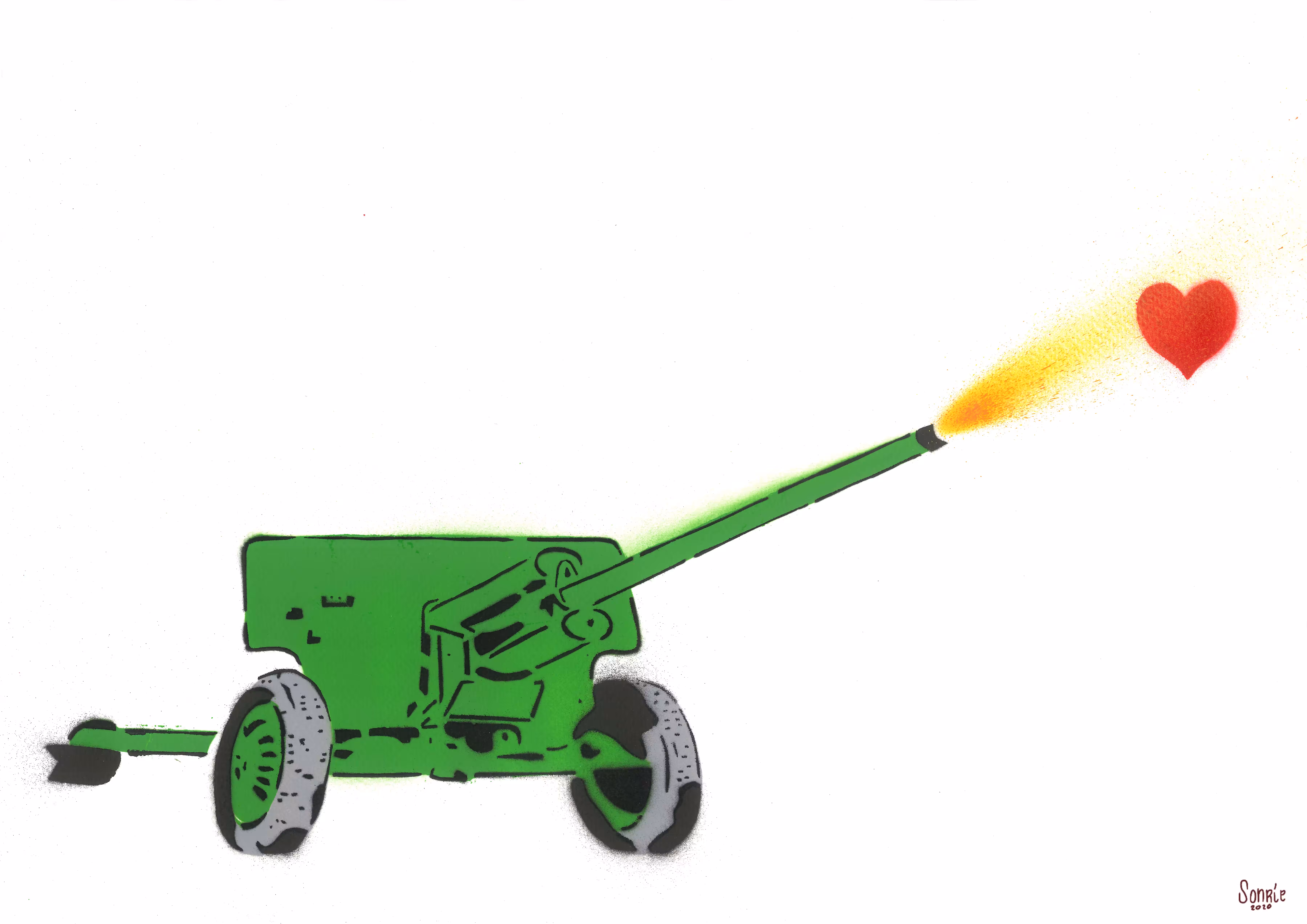 "Sonríe Army MK.I" White Ed.