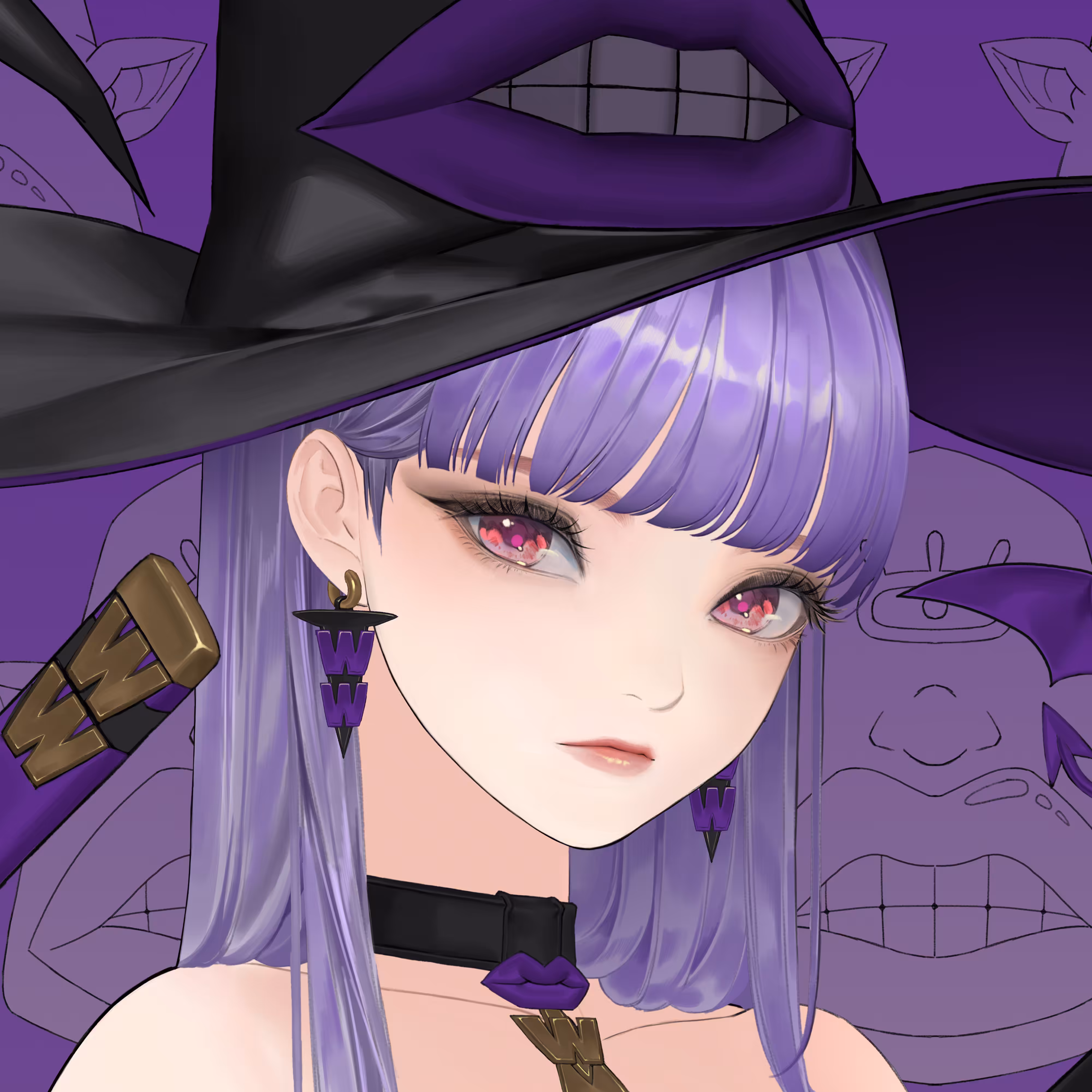 Sexy Lips Witch PFP