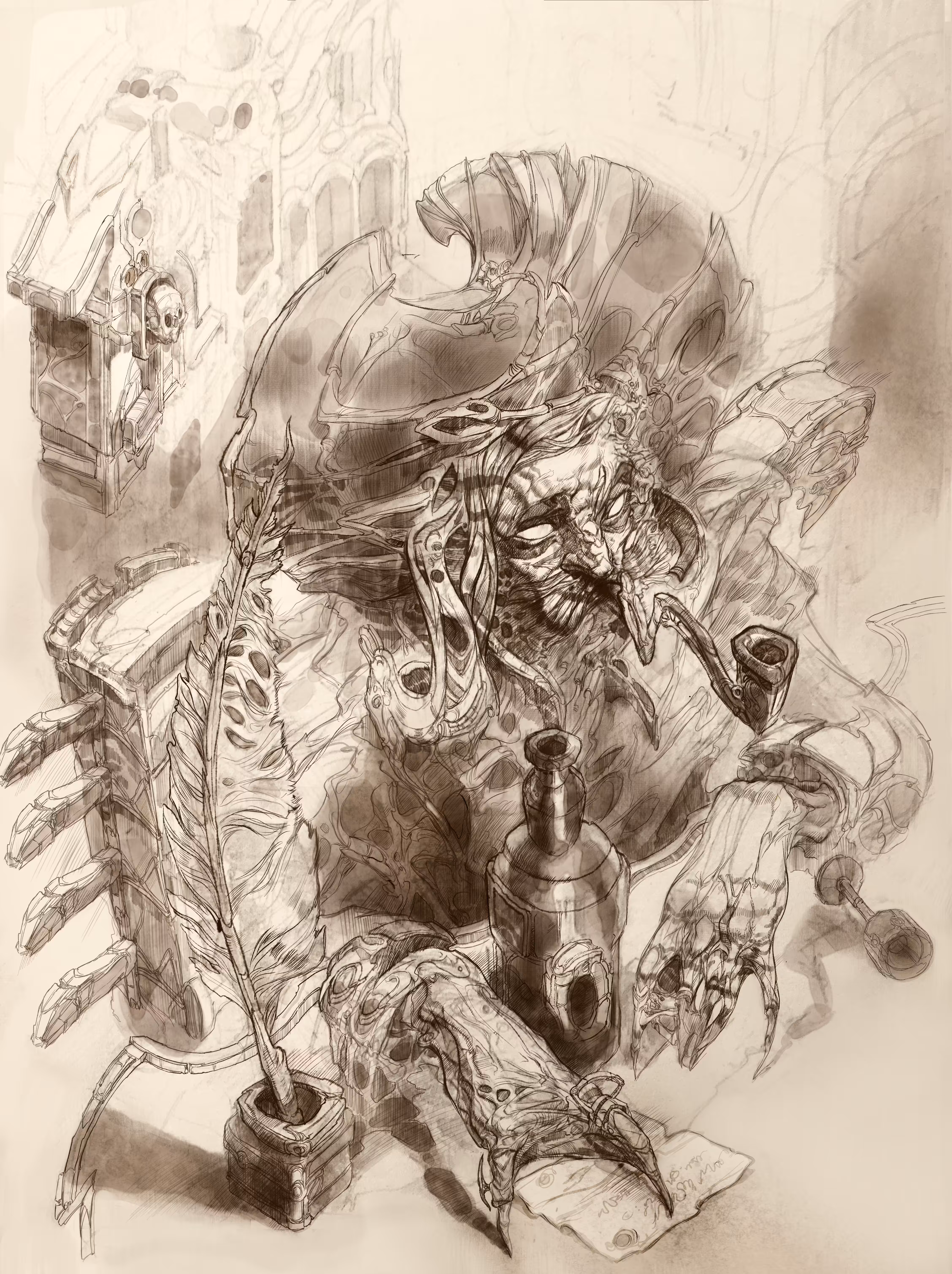 Death , the old captain !