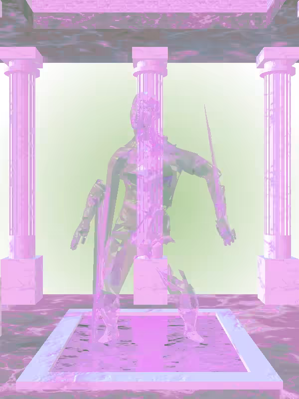 HeavenComputer: The Fading Fragmented Dancing Melted Blue Man #4609