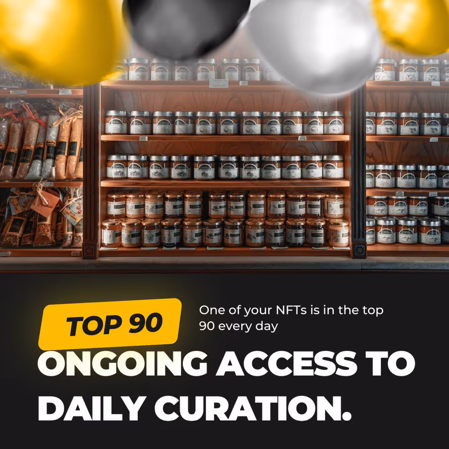 Your NFT is in the top 90 of the Daily Curation.