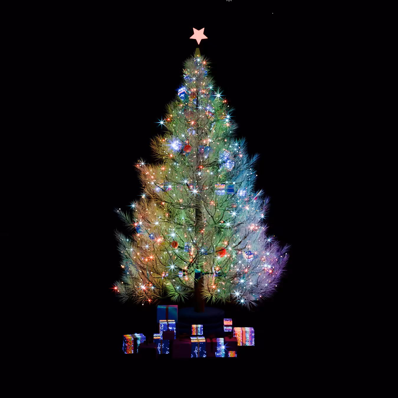 Twilight Christmas Tree