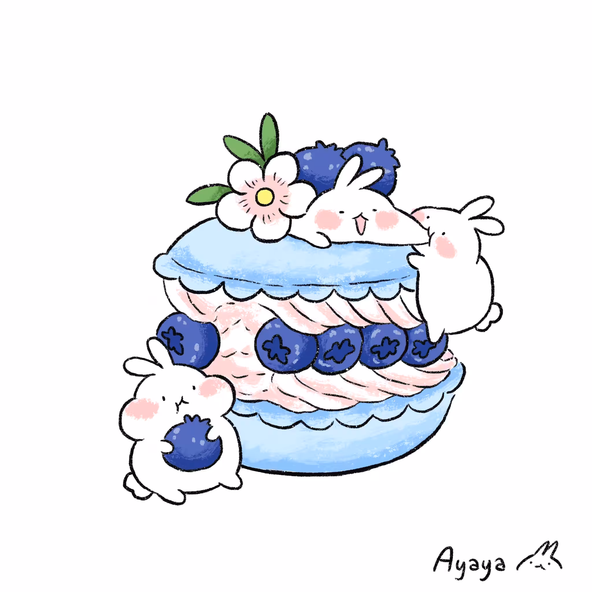 Ayaya Blueberry Macaron #0014
