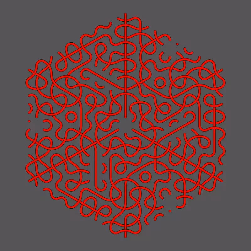 Threefold Symmetry - Dark Variations #471