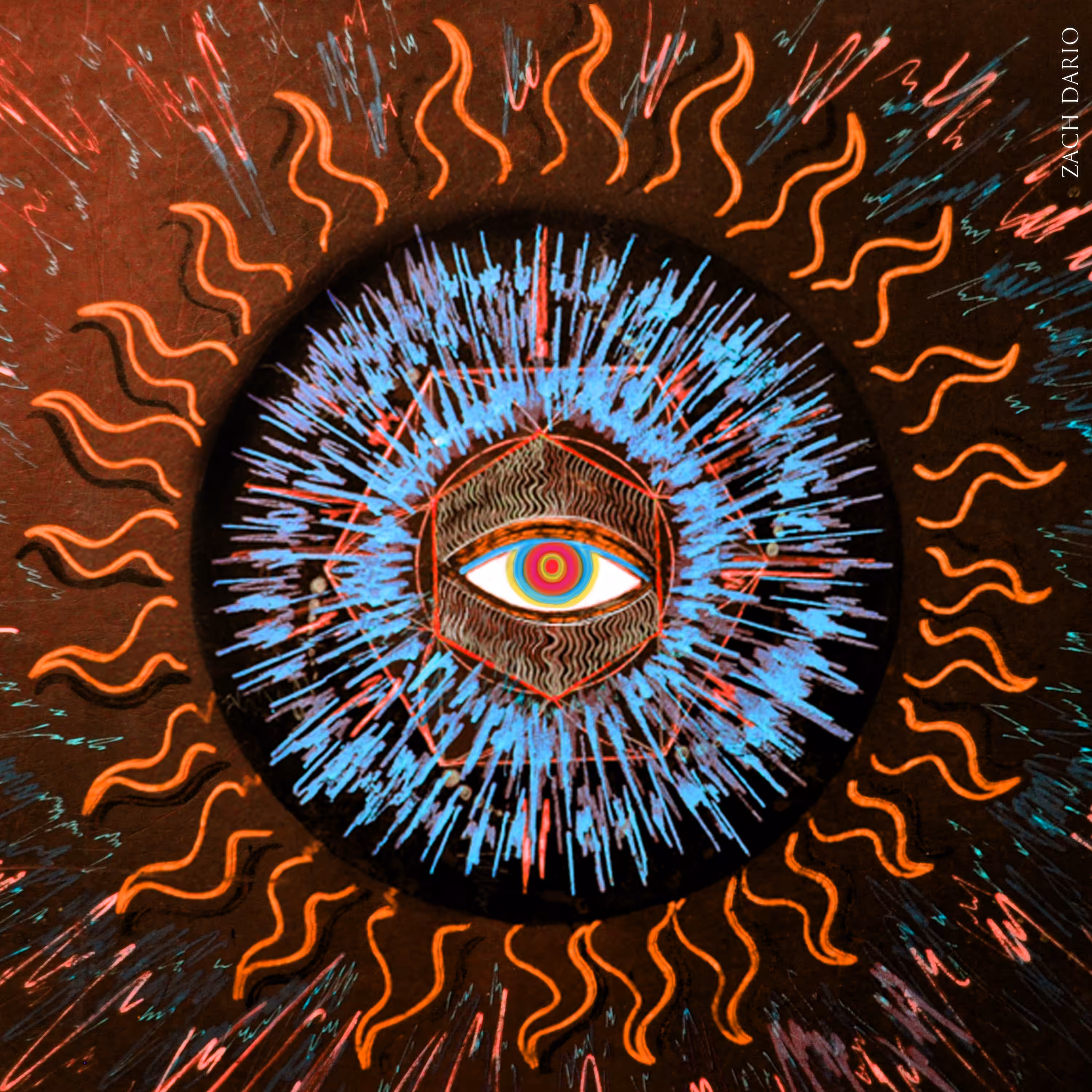 #4 Magic Eye Orange NFT