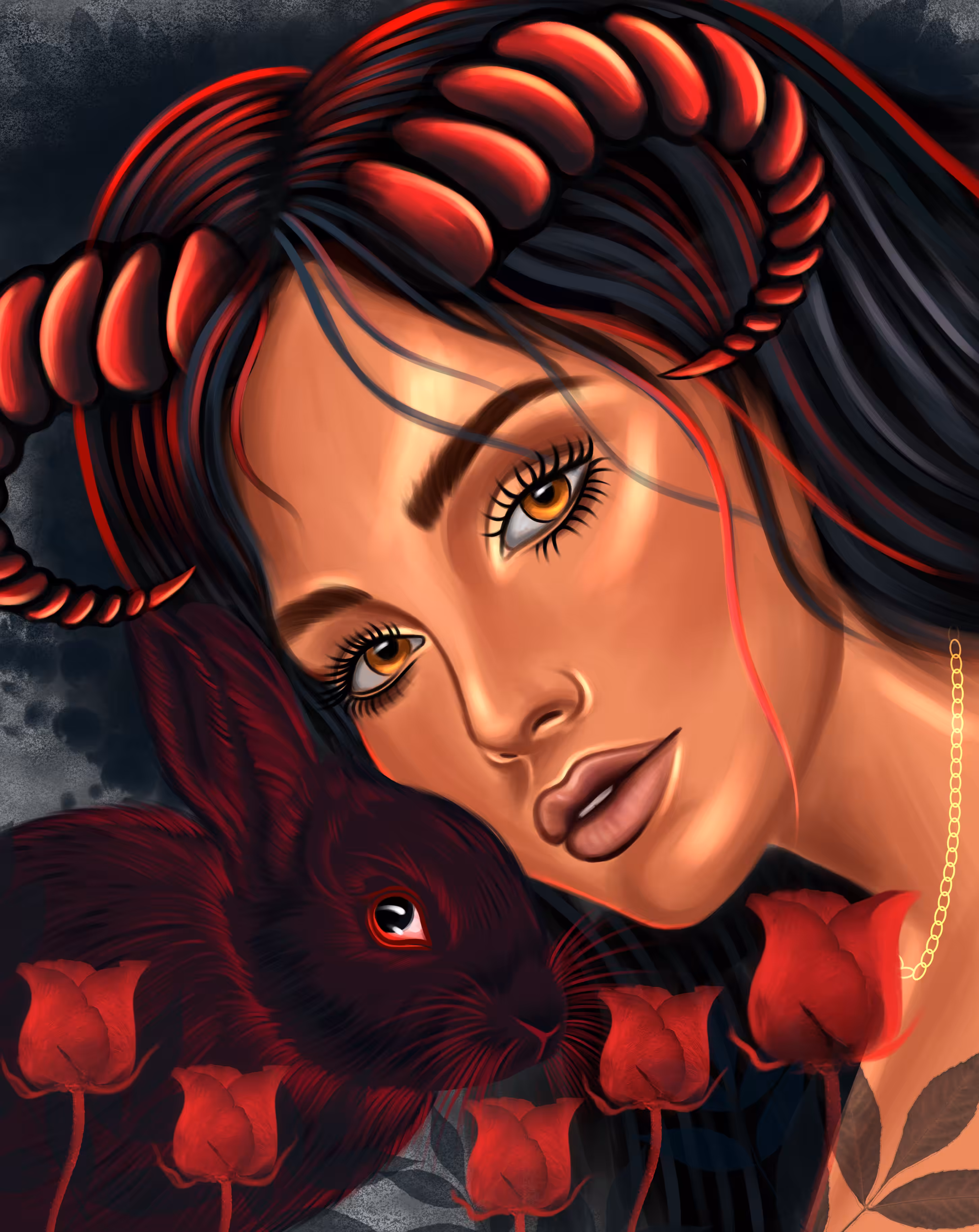 Night silence 🖤❤️