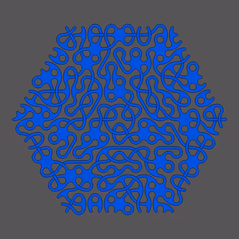 Threefold Symmetry - Dark Variations #104