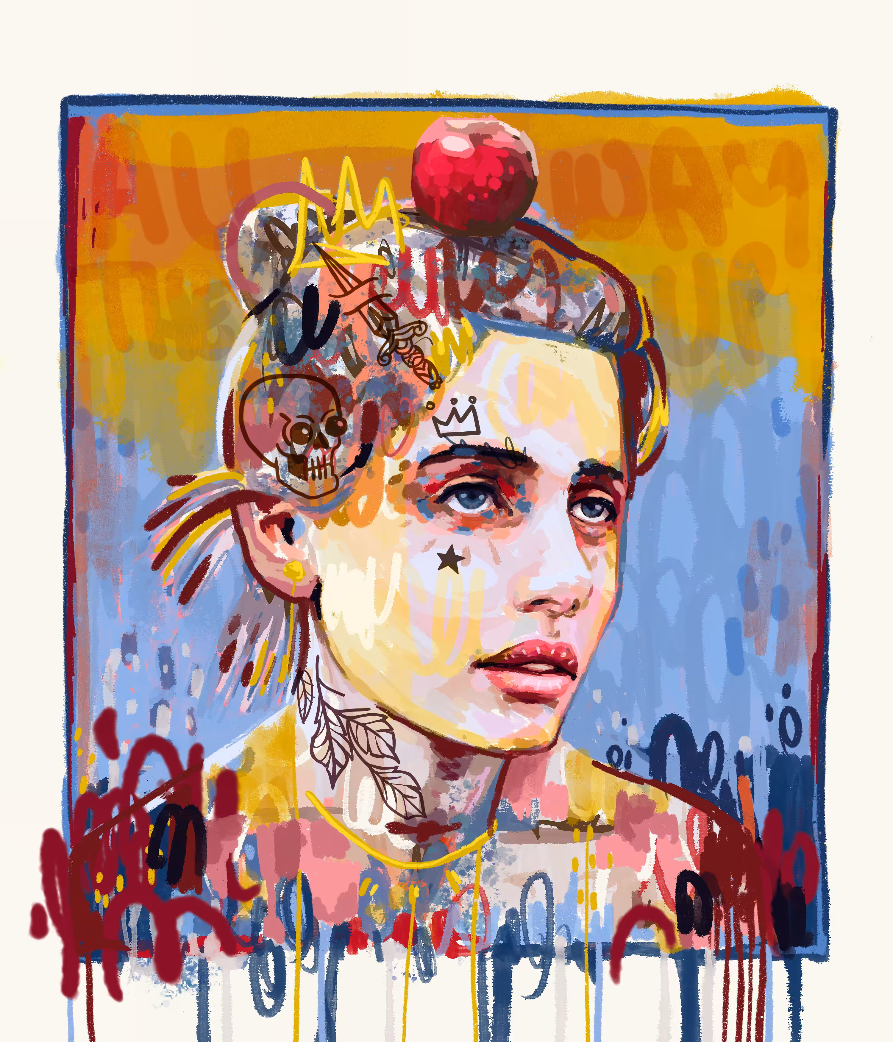 Girl with Apple