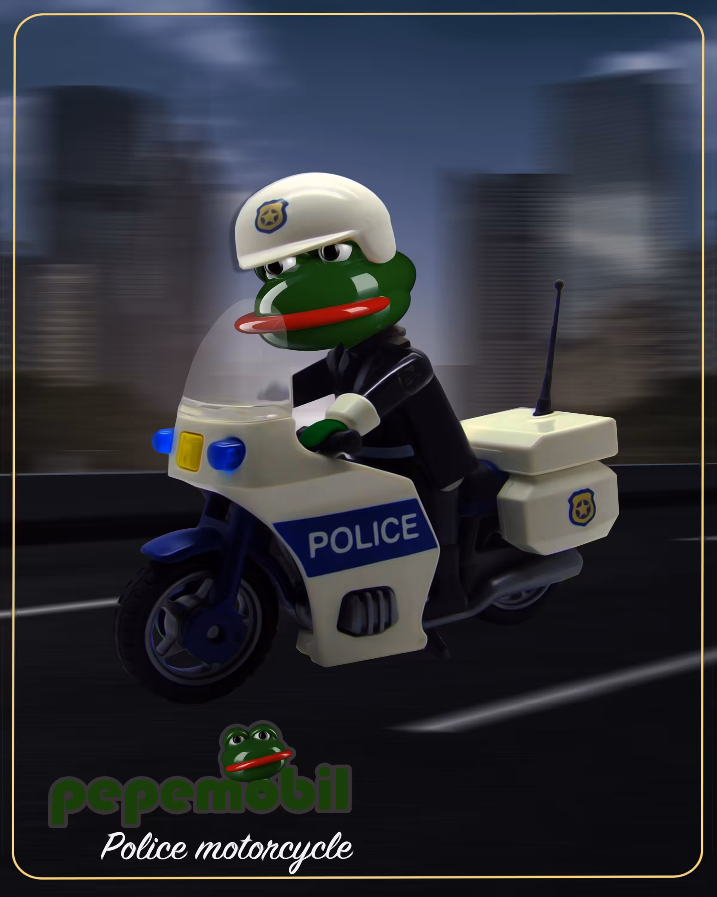 Police motorcycle