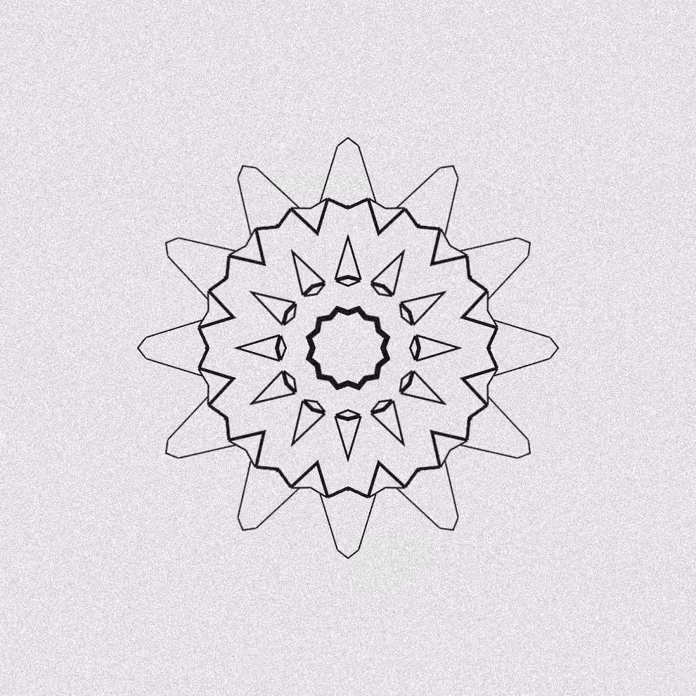 Monochrome Kaleido #430