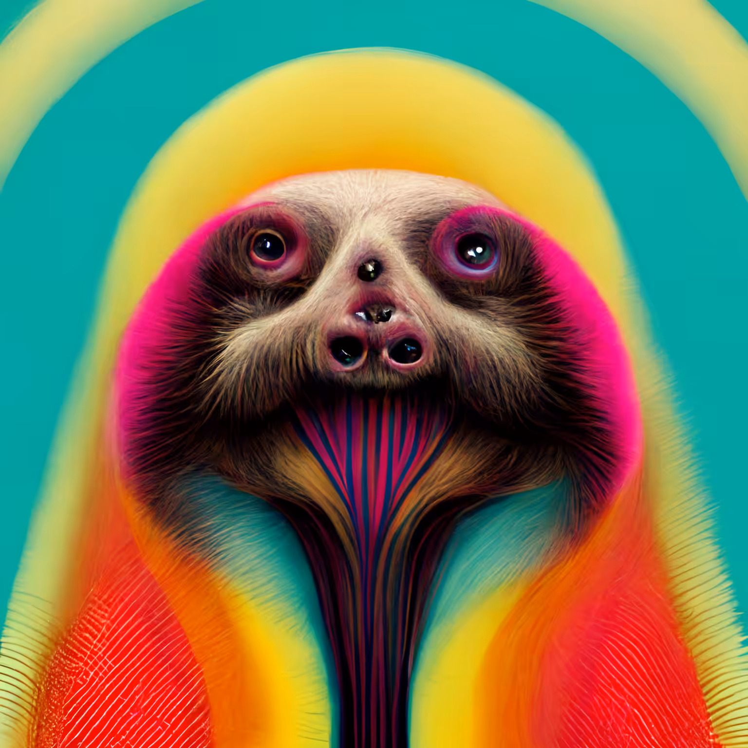 Psychedelic Sloth 14