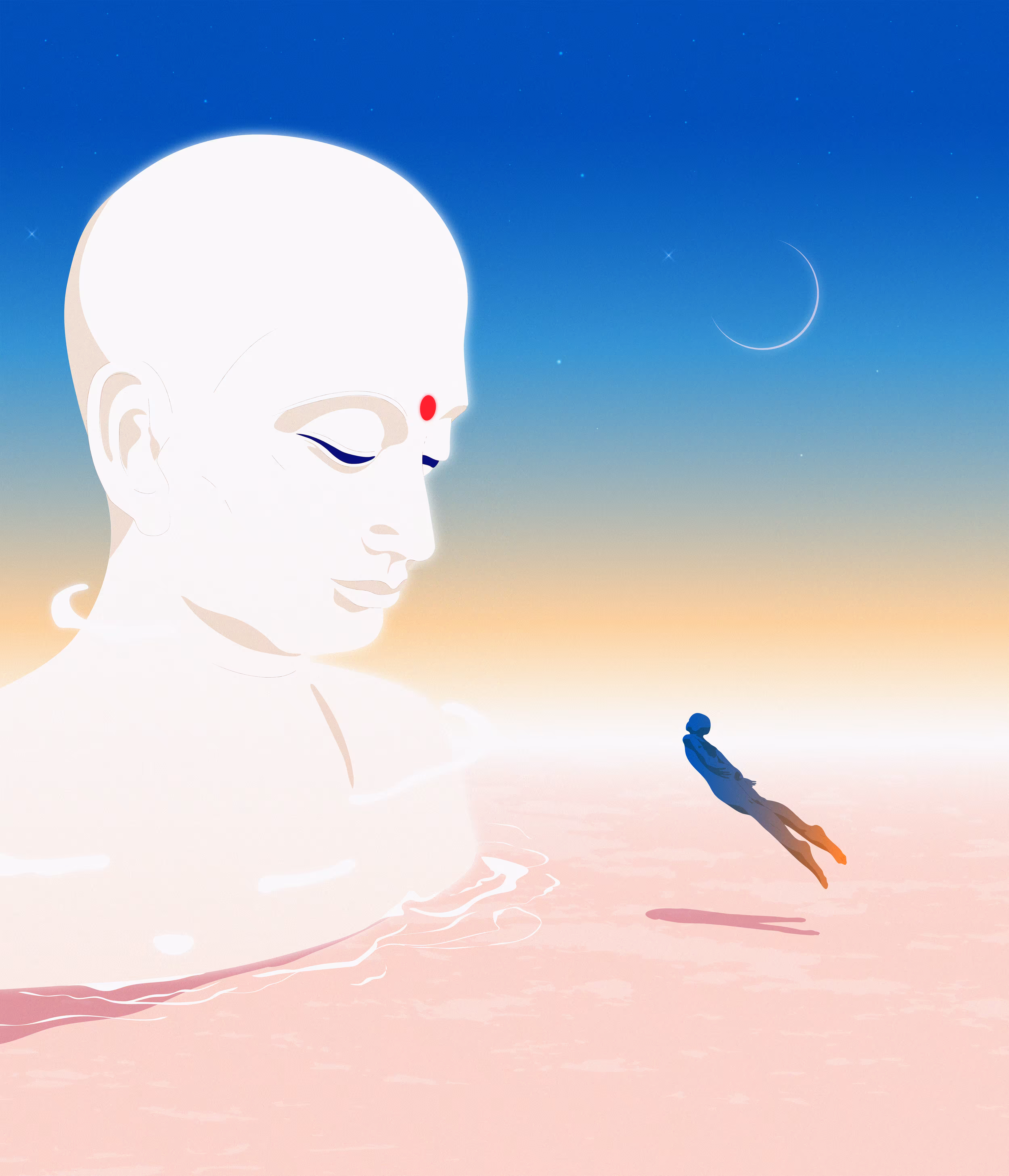 Multiverse. We are floating through time.