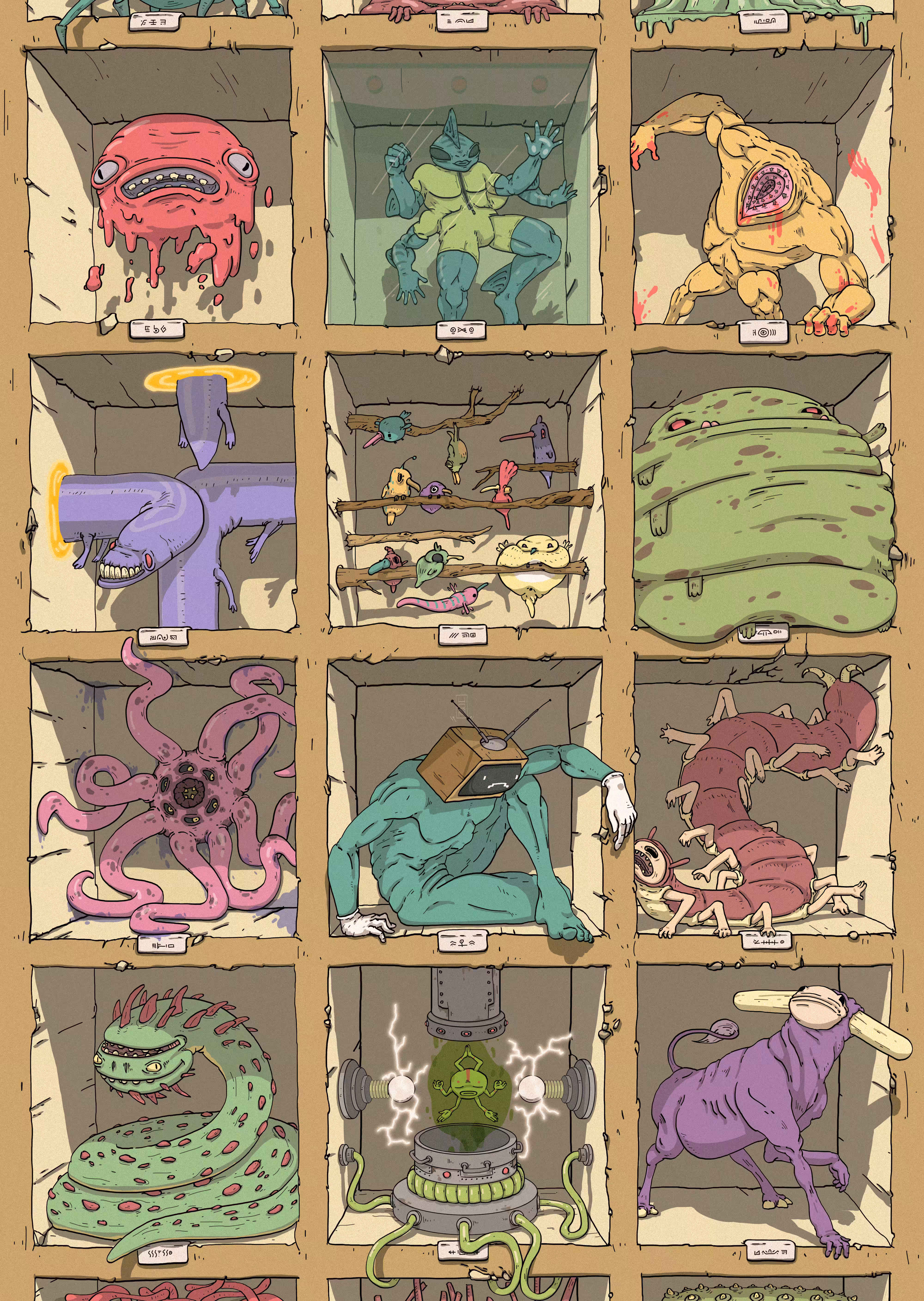 Creature shelf