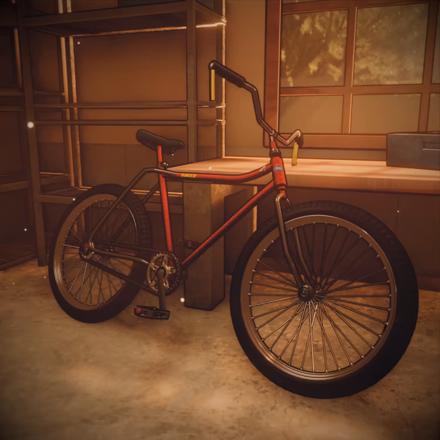 Items from The Garage 6551: Not So Shiny Red Bike