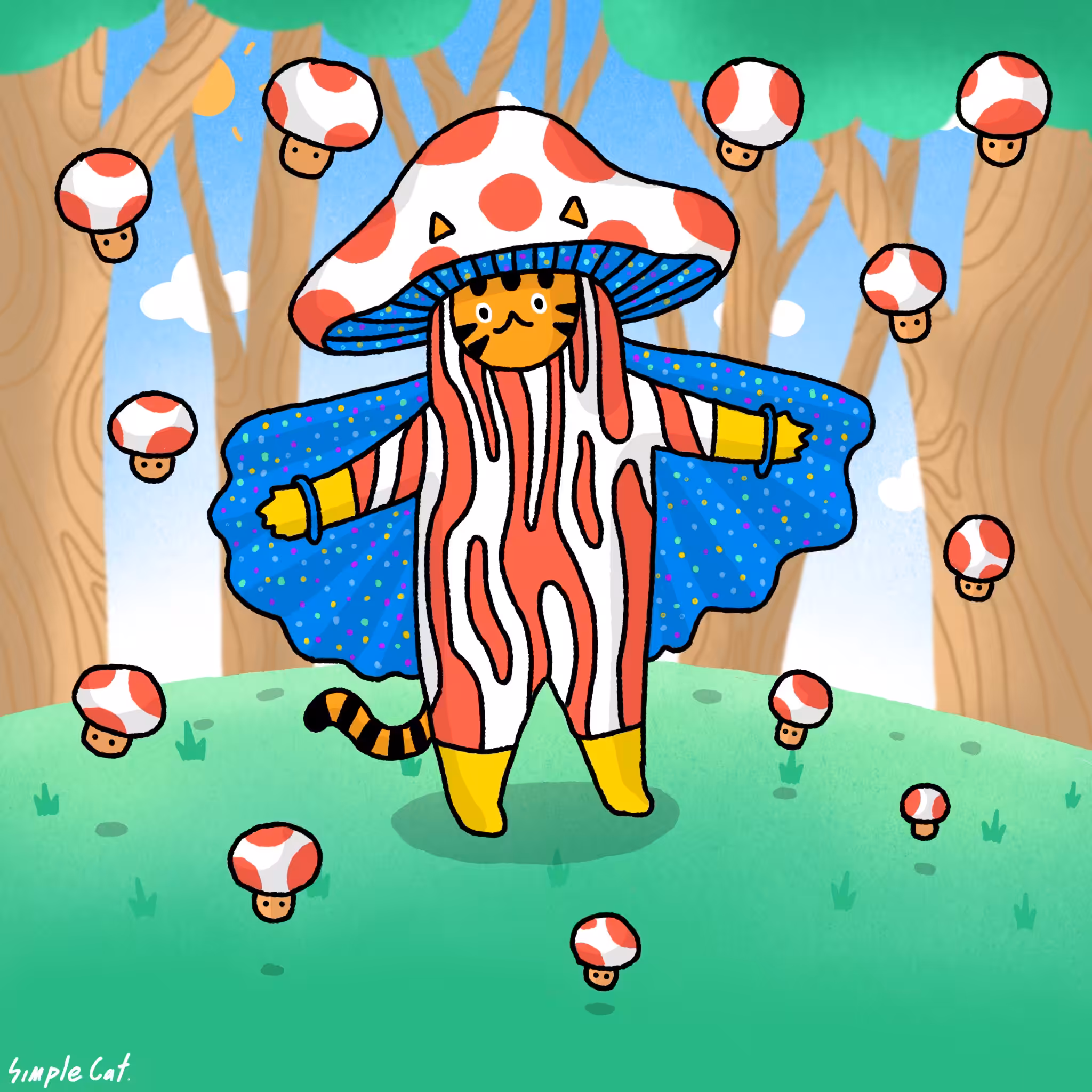 #25 Mushroom cat hunter