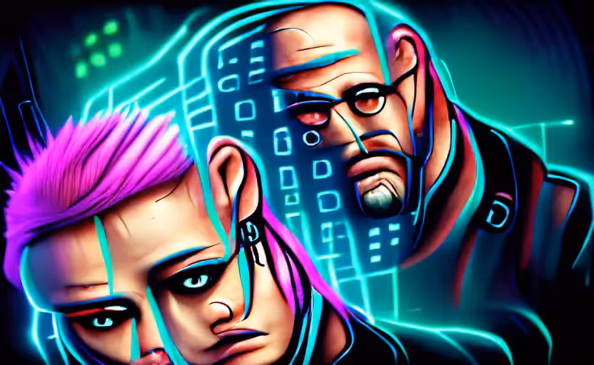 Cyberpunk Portrait 24