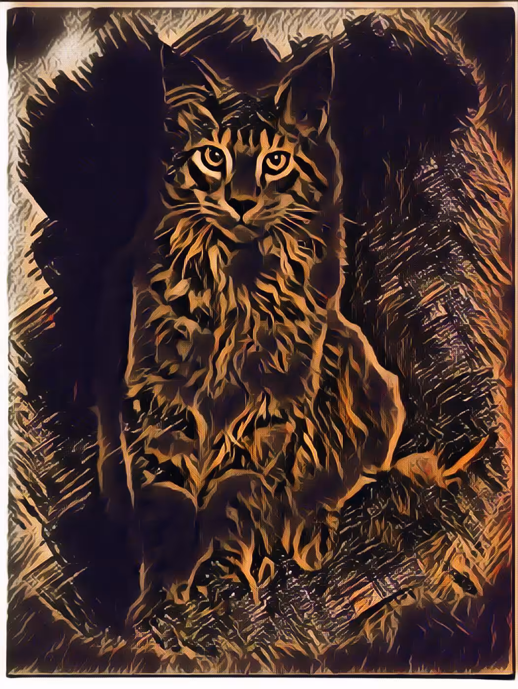 Dark cat [animals series] 