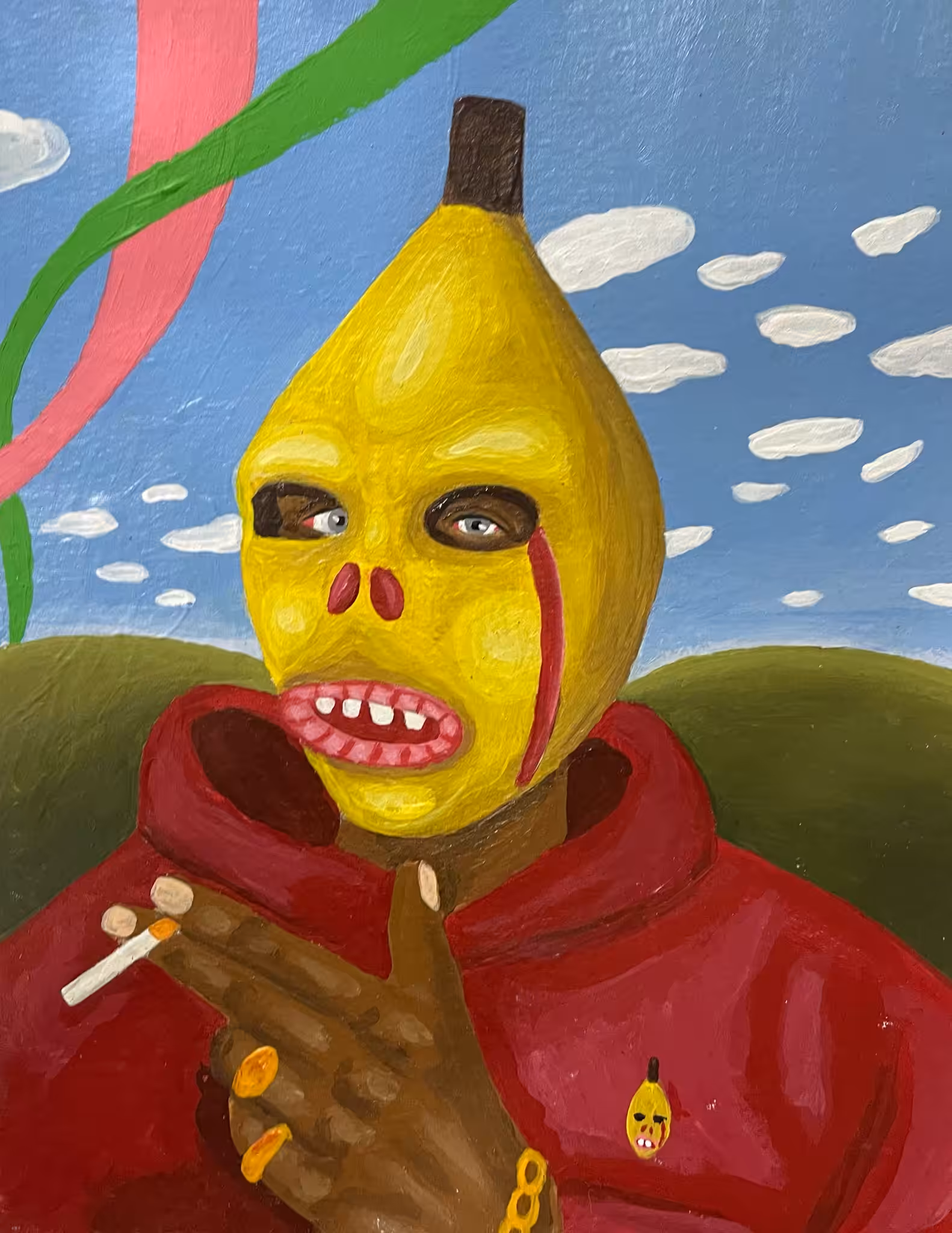 self-portrait 777, is a cloud