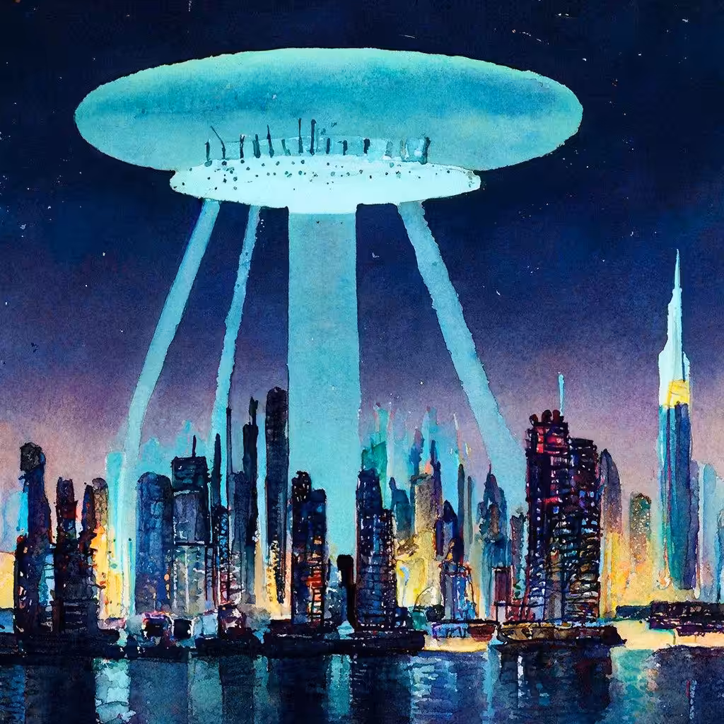 The UFO over New York 10