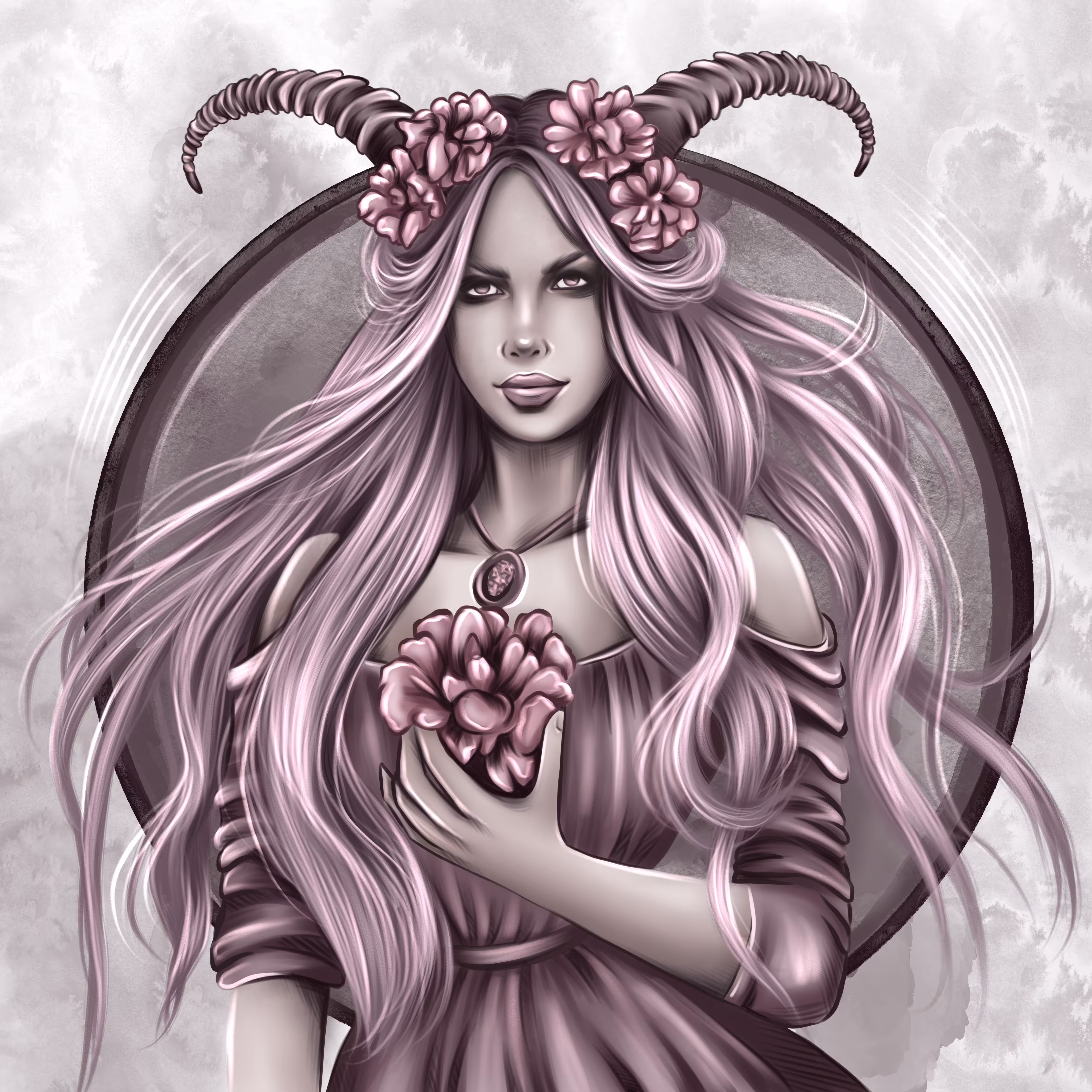 Goddess of pink Rose