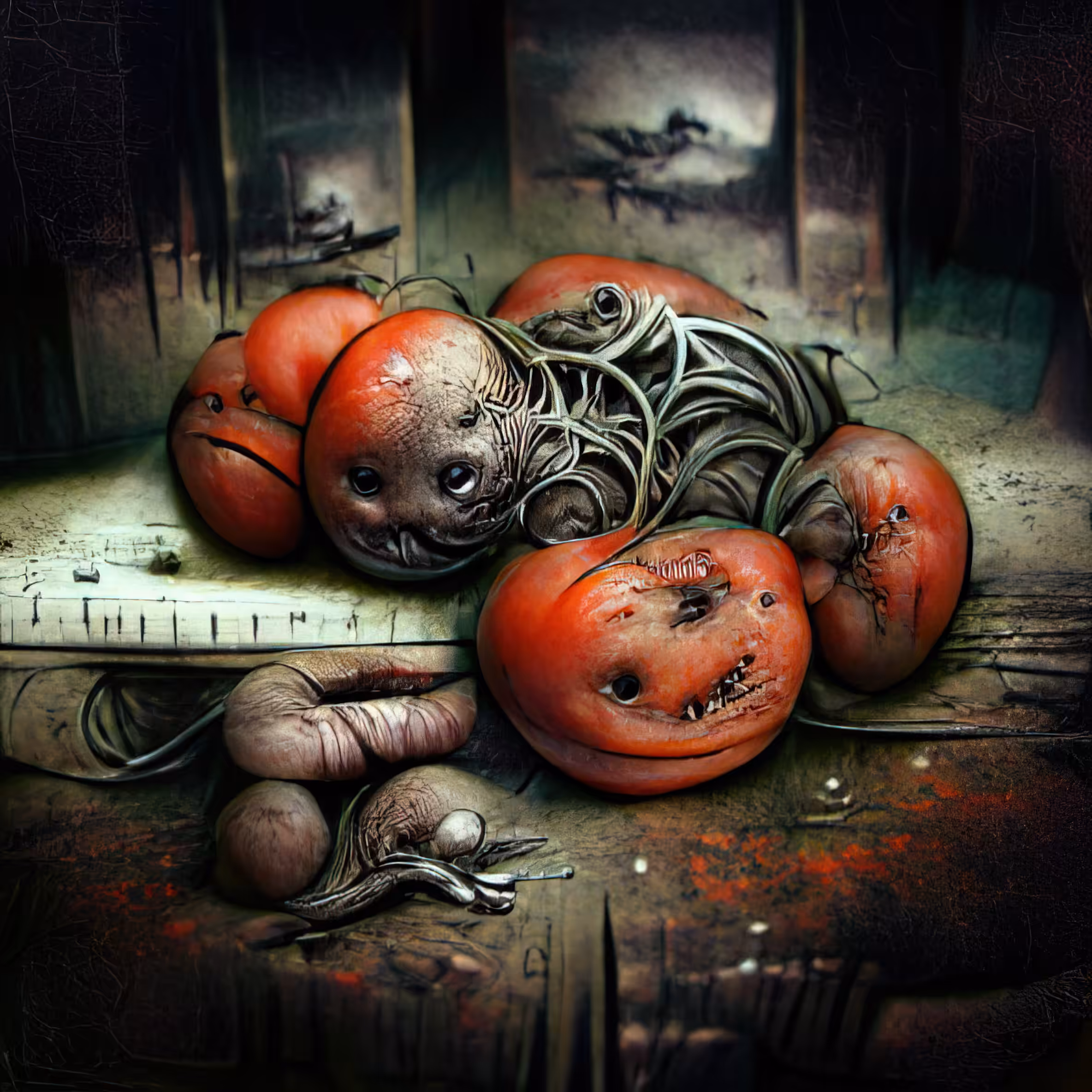 rotting tomatoes