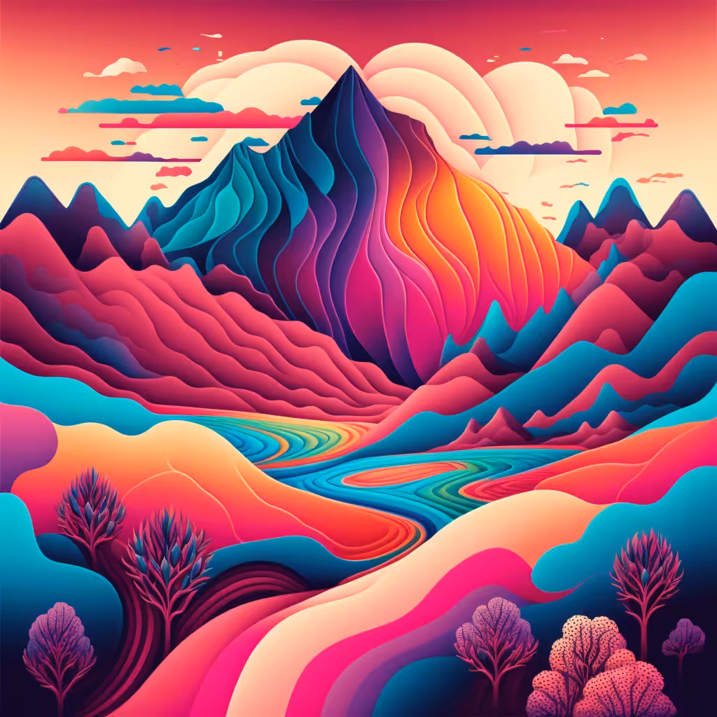 Psychedelic Landscape #89
