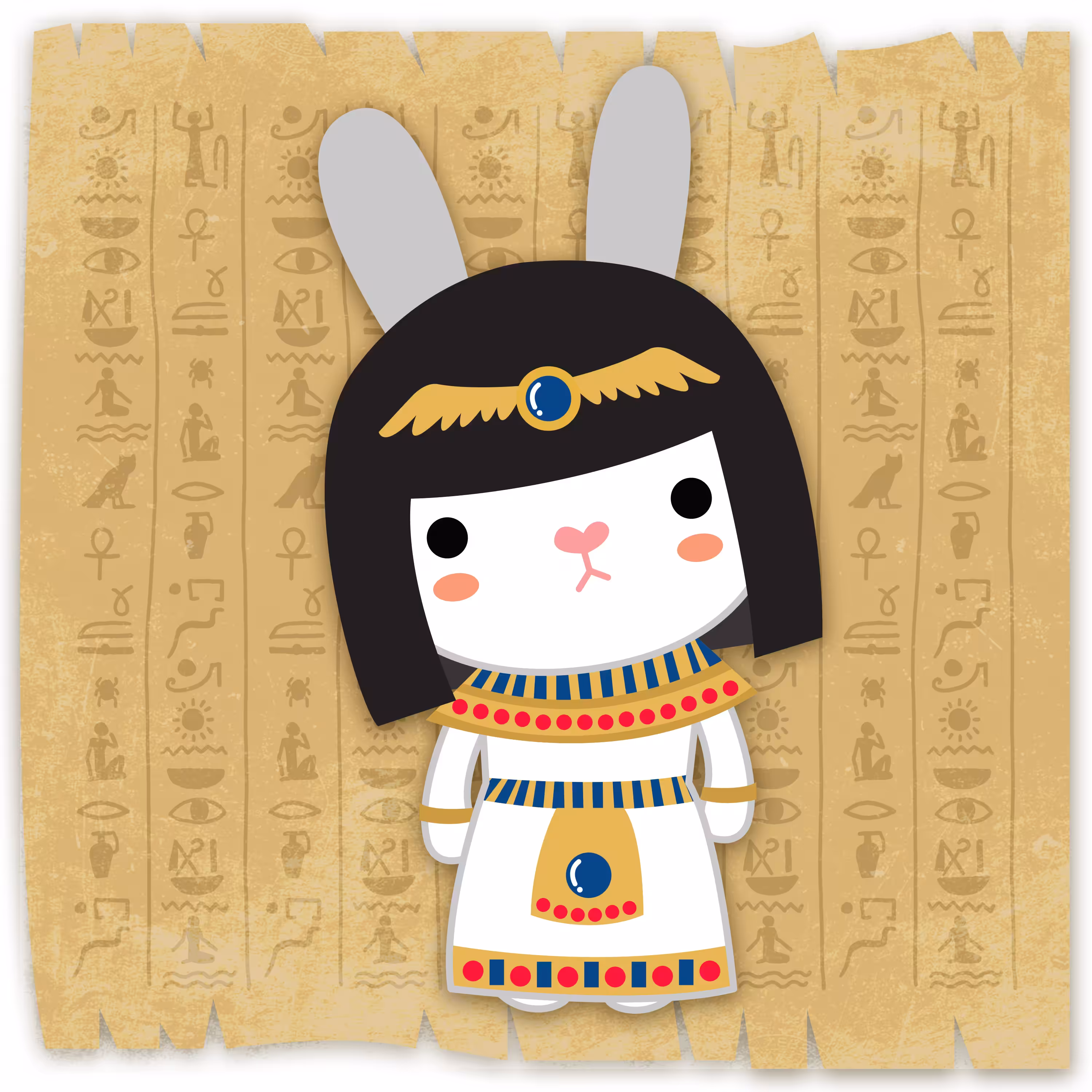 The moody girl Egyptian
