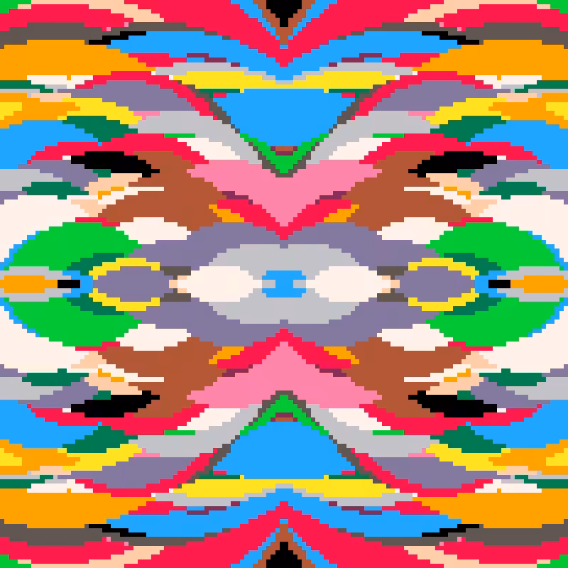 Rapid Psychedelic Inkblot Test Generator #75
