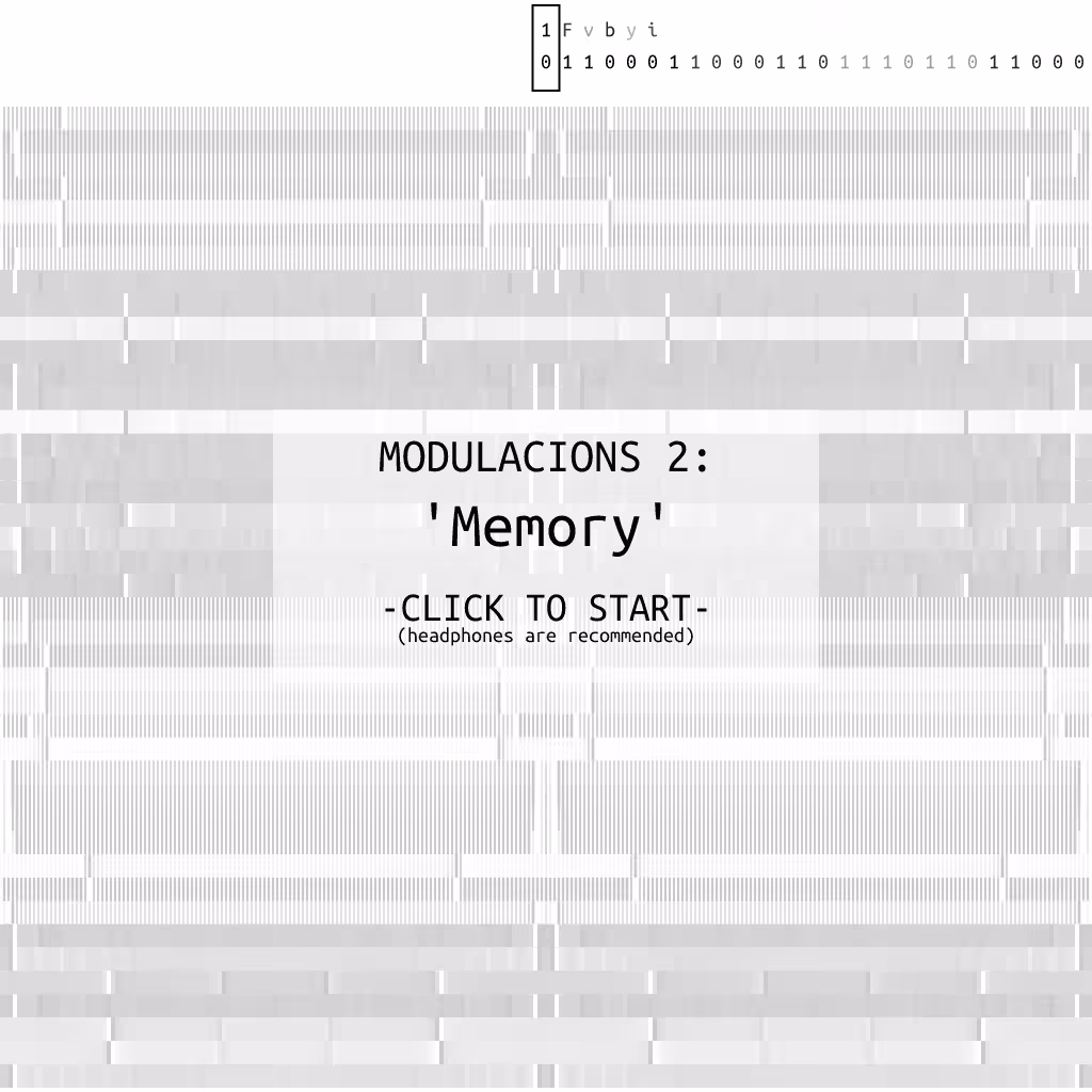 Modulacions 2: 'Memory' (audio) #119