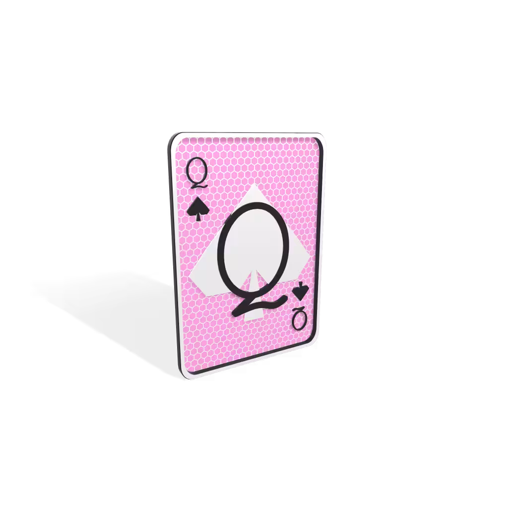Queen of Spades : Tezicana Playing Cards