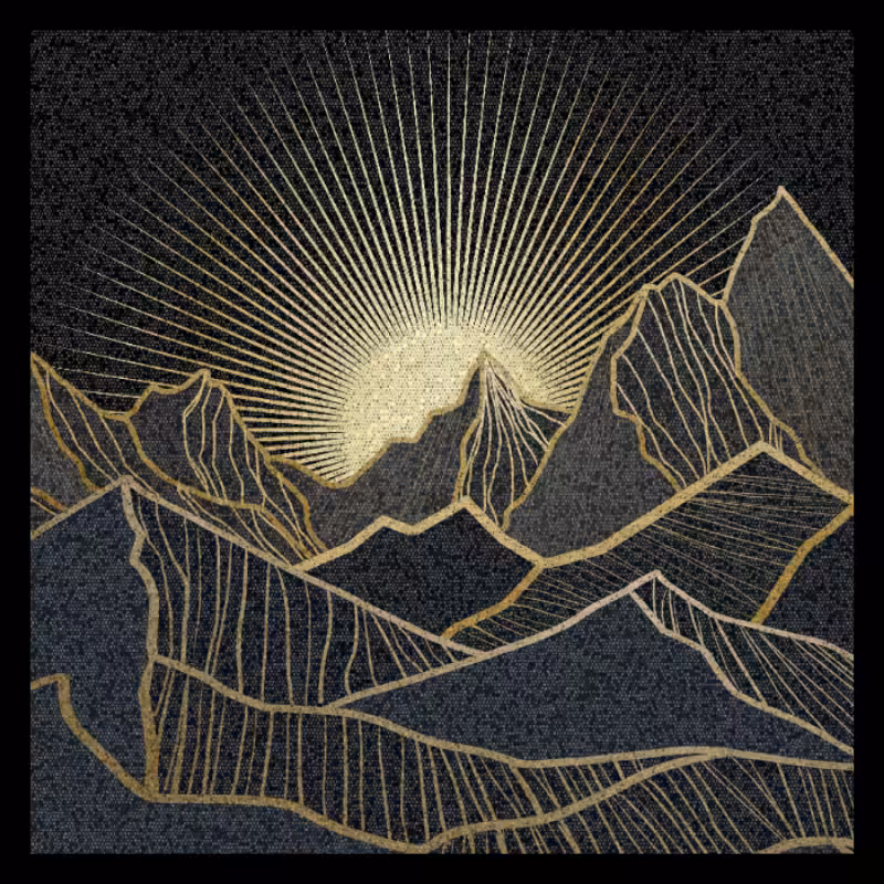 Golden Mountains #17