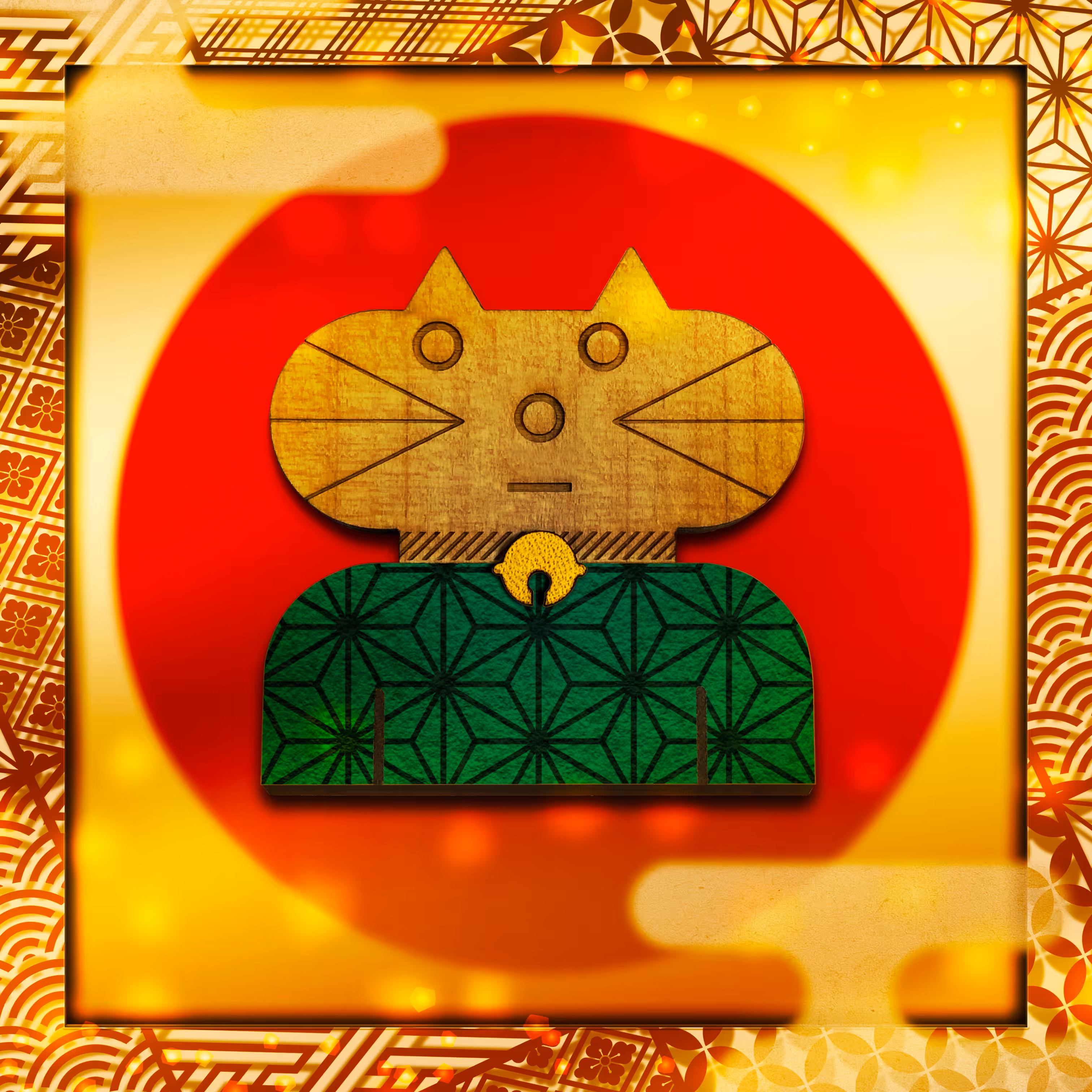 Pattern cat #020_JAPAN 