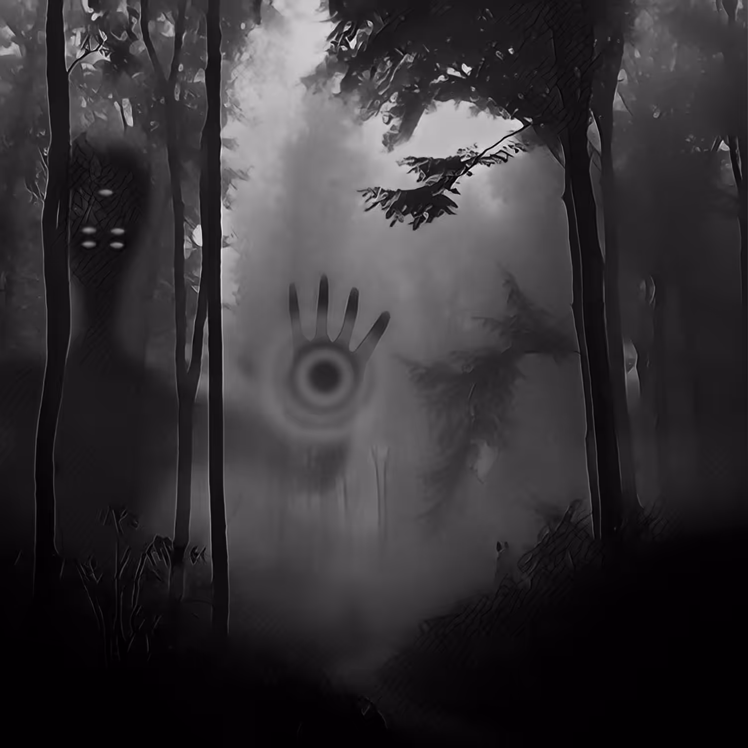 Forest Fog Monster about to cast a fog spell 