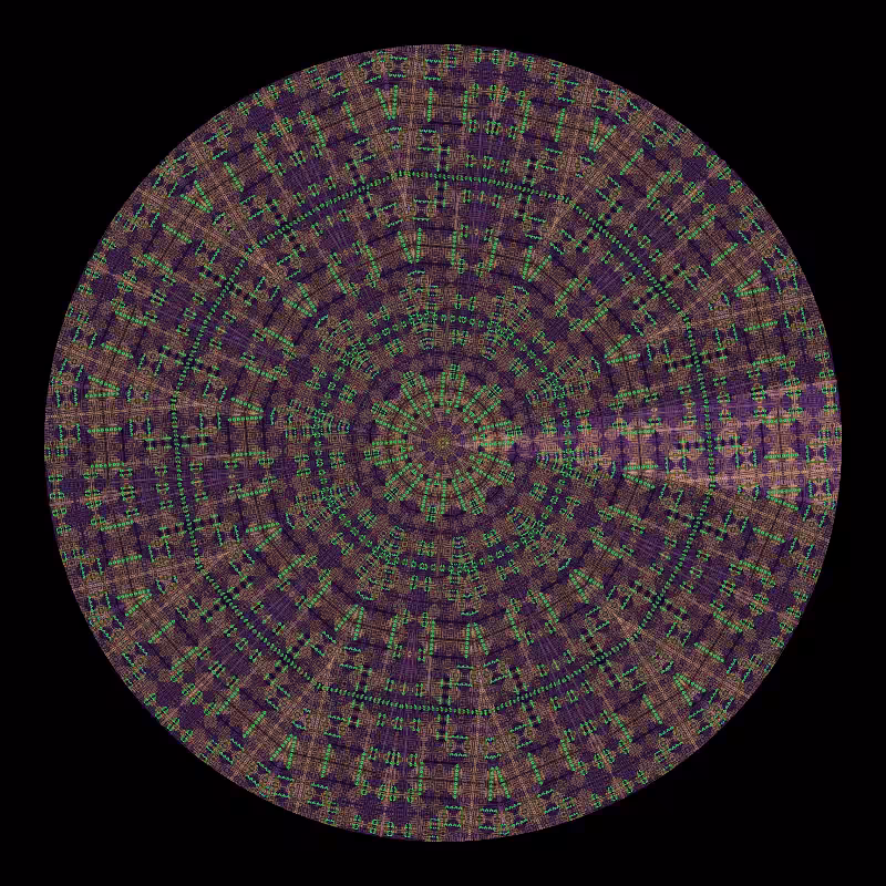 Binary kaleidoscope #35
