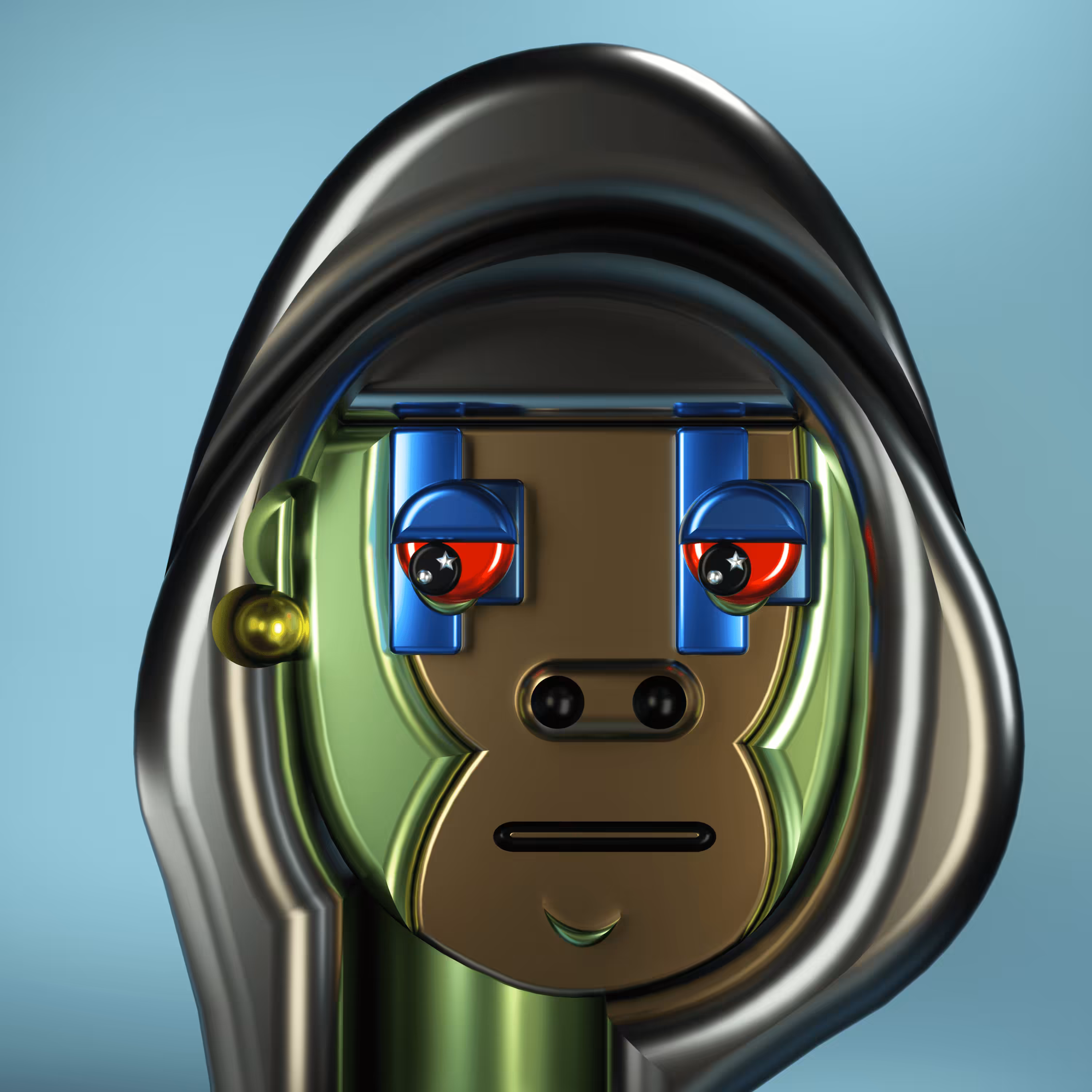 3D Chrome Punk #0632