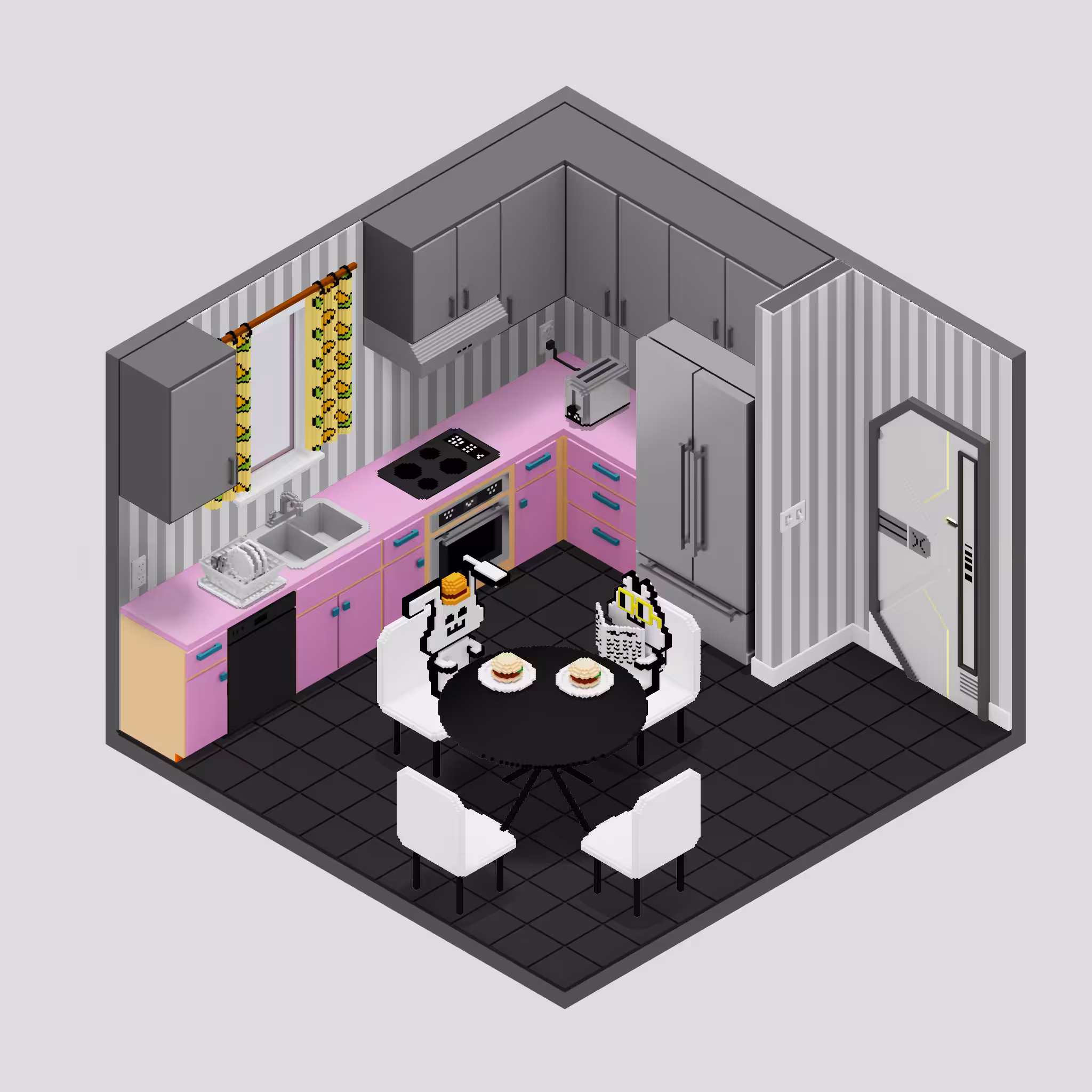 Many-Rooms Interpretation: Kitchen: Kitchen #17