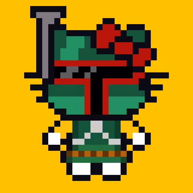 Henllo Kitty Boba Fett #008