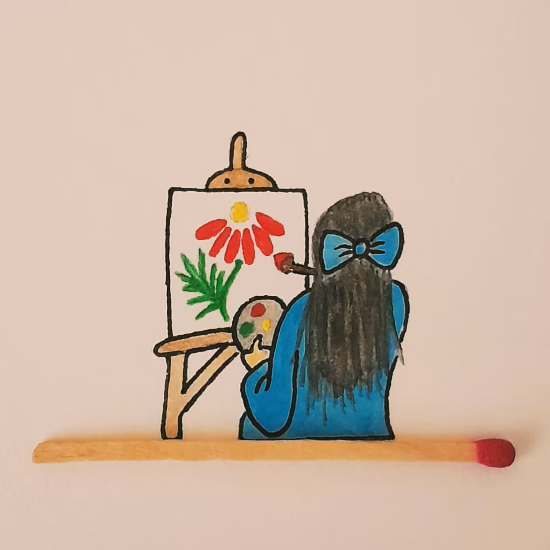 Painter's girl