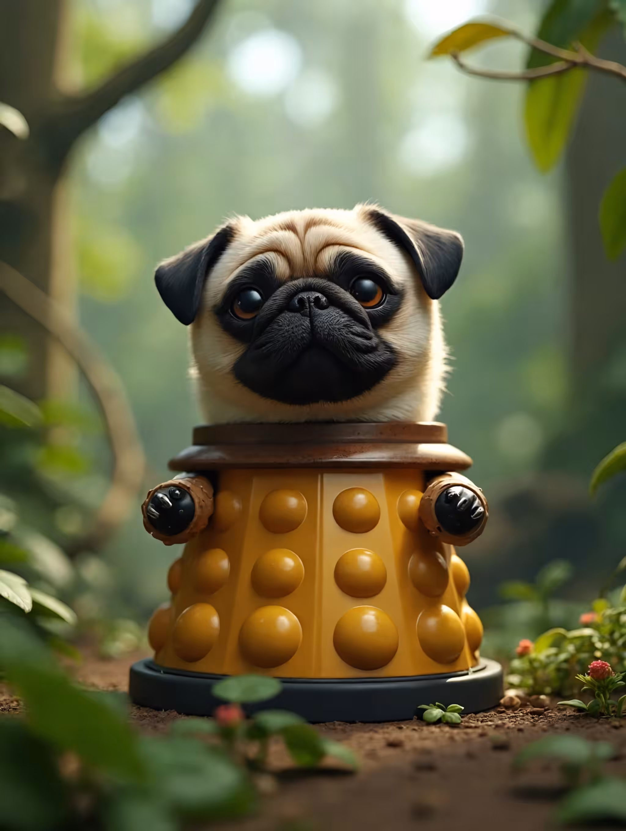 Dalek the Pug - Extreme cuteness LE 